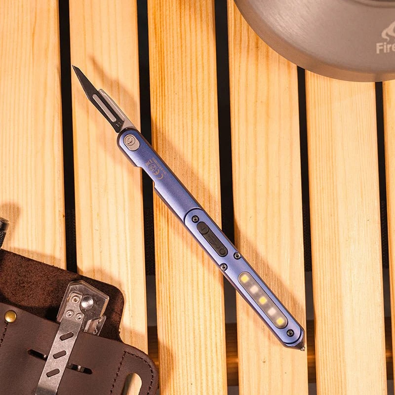 Torcia penna tattica Wuben E62 - 130 lumen - Blue