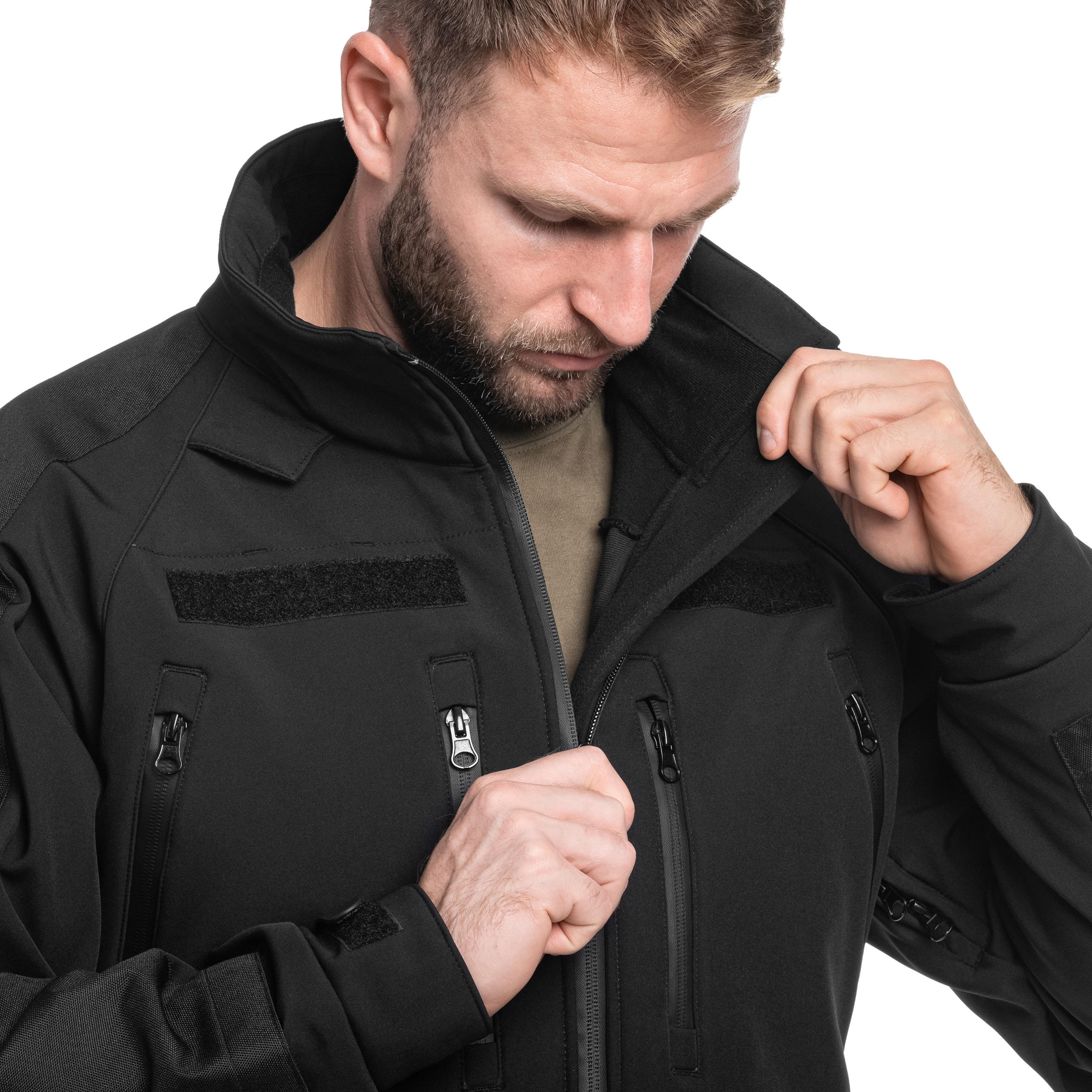 Giacca Softshell Plus Mil-Tec - Black