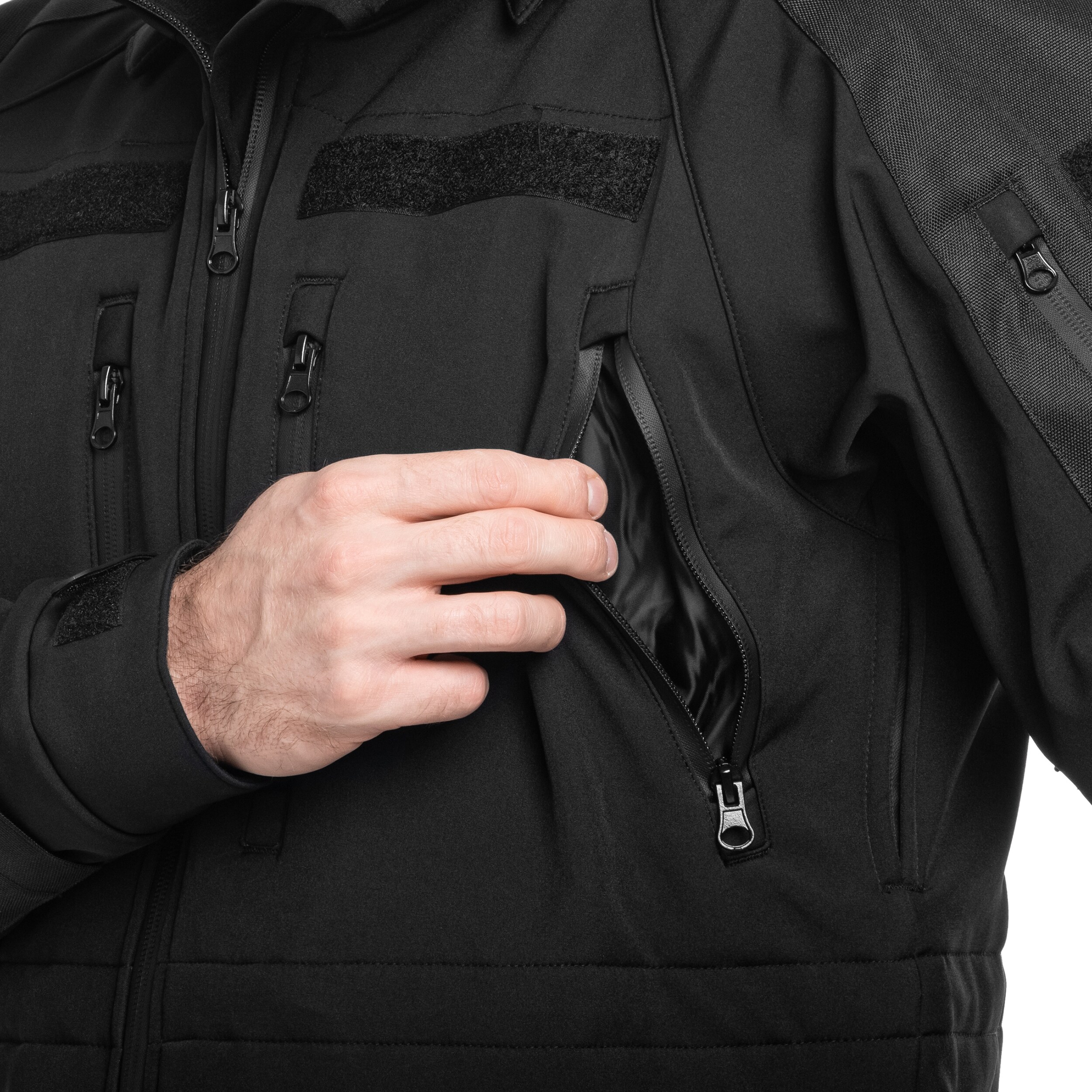 Giacca Softshell Plus Mil-Tec - Black