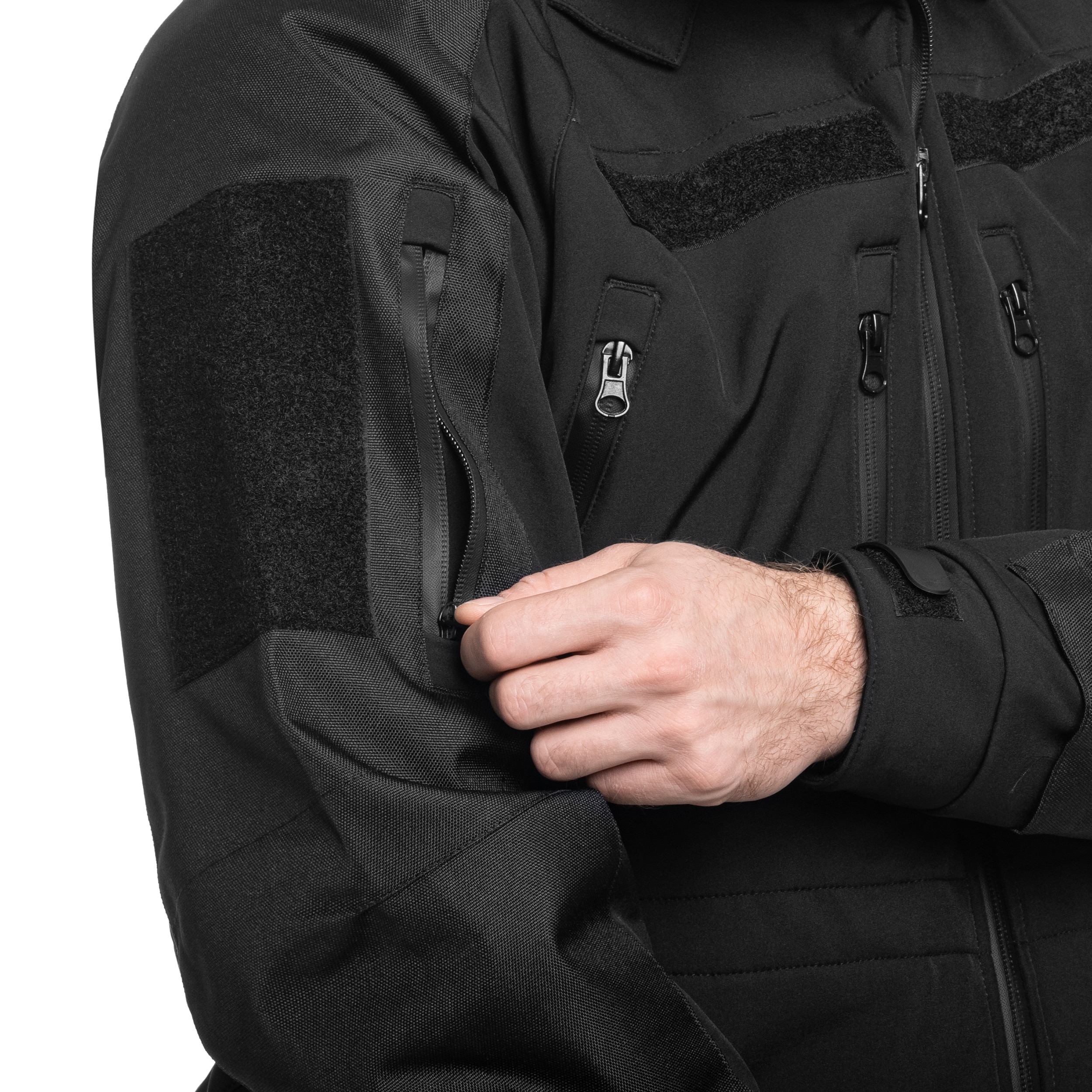 Giacca Softshell Plus Mil-Tec - Black