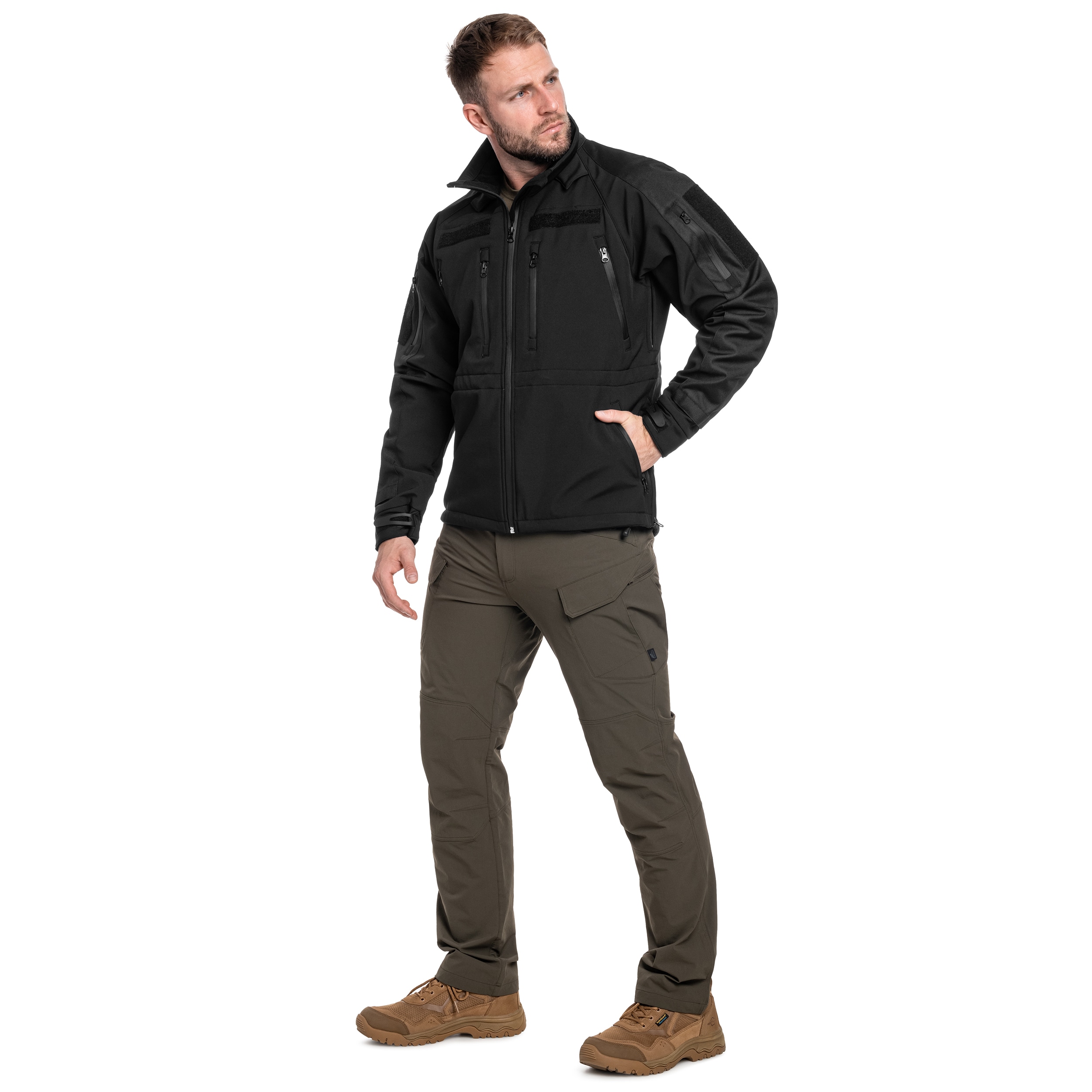 Giacca Softshell Plus Mil-Tec - Black