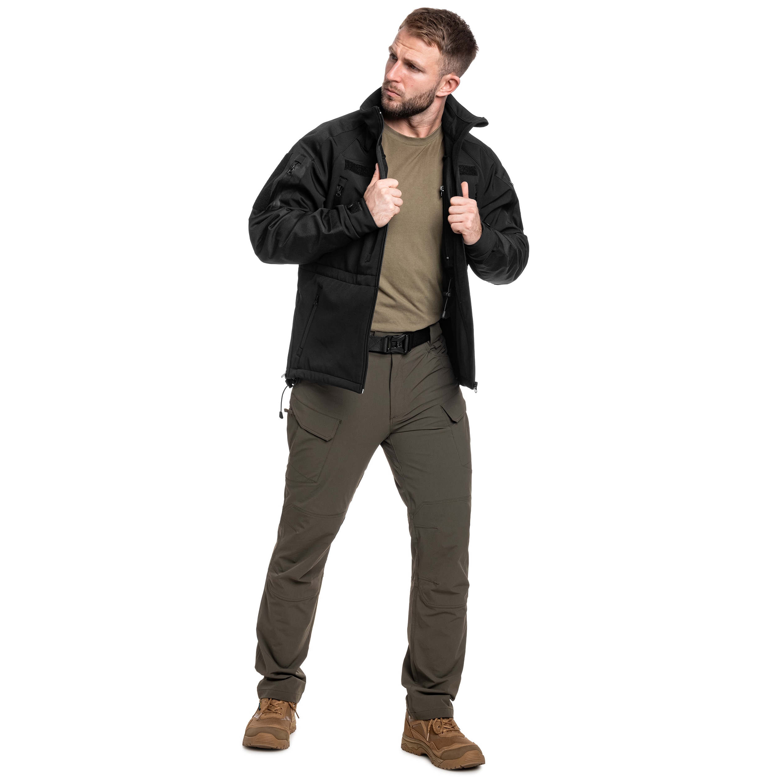 Giacca Softshell Plus Mil-Tec - Black