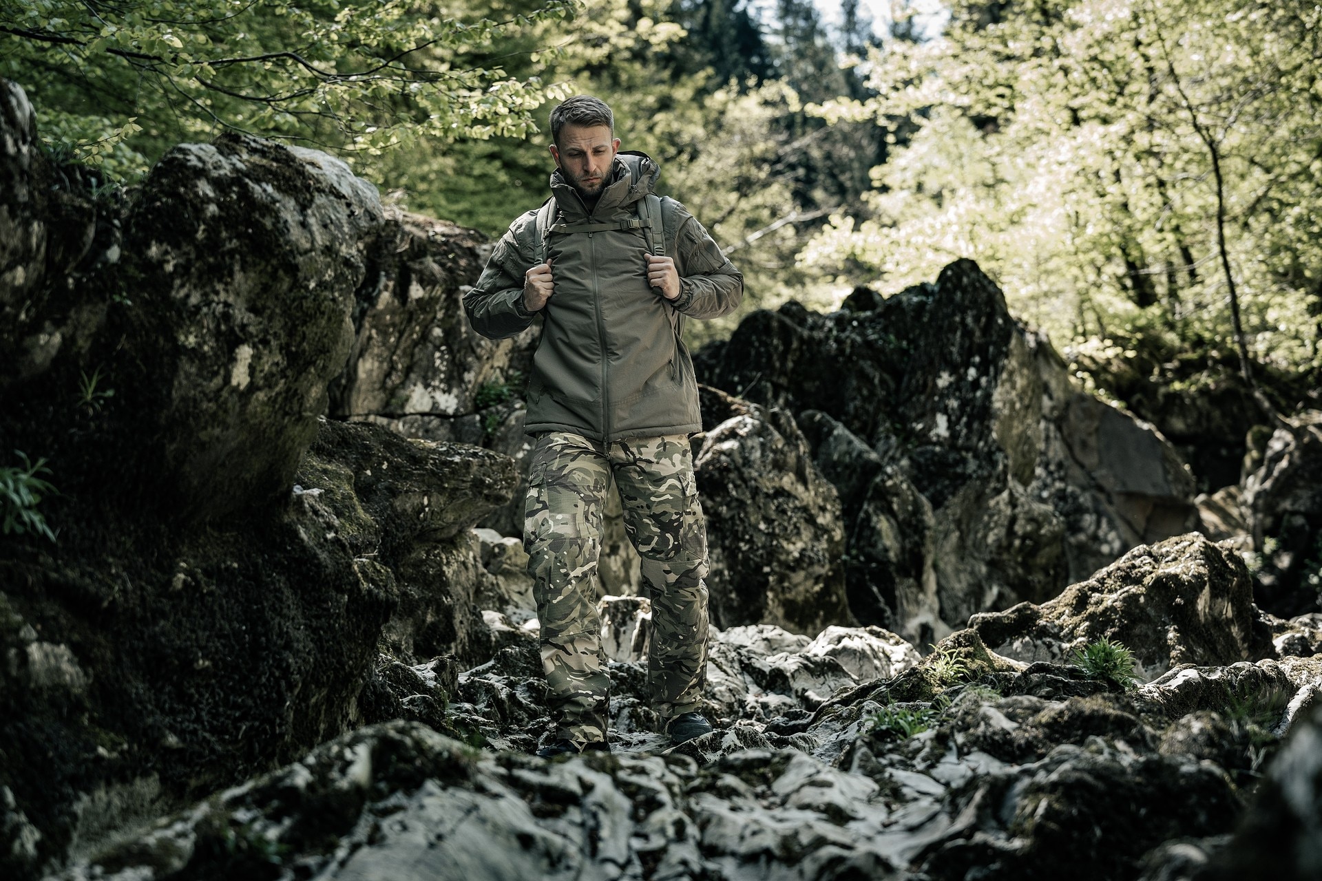 Giacca Stoirm Primaloft - Ranger Green