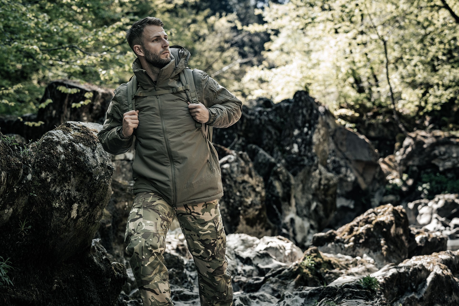 Giacca Stoirm Primaloft - Ranger Green