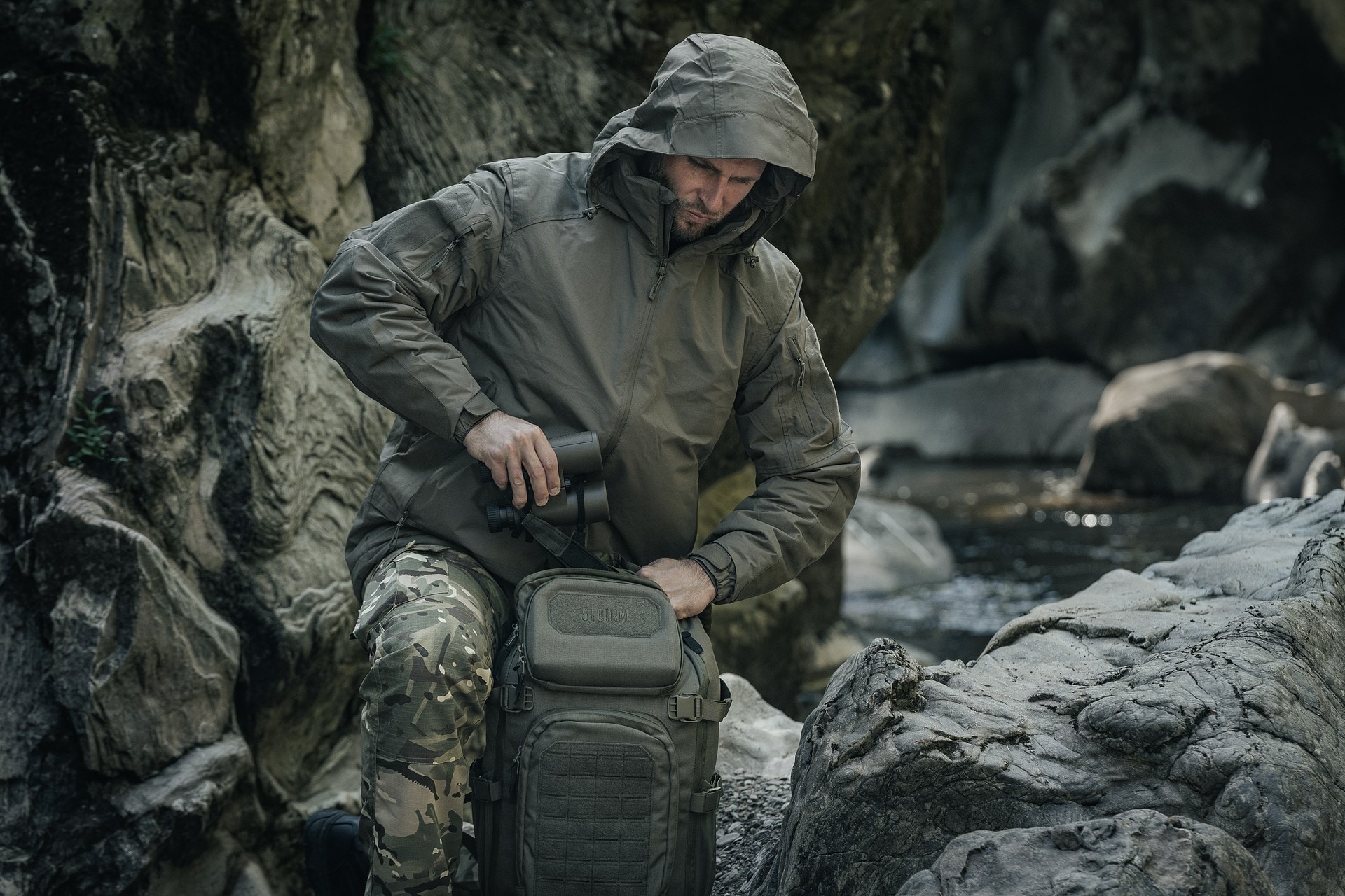 Giacca Stoirm Primaloft - Ranger Green