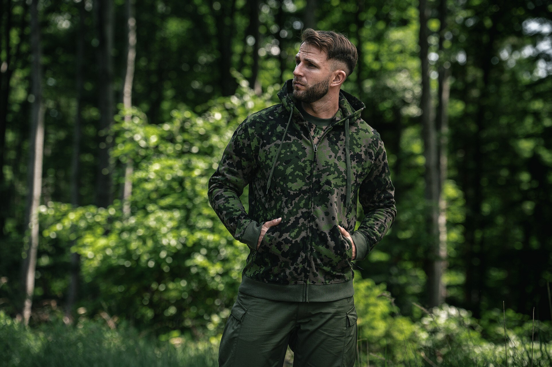 Felpa MFH Jogger - M05 Finnish Camo