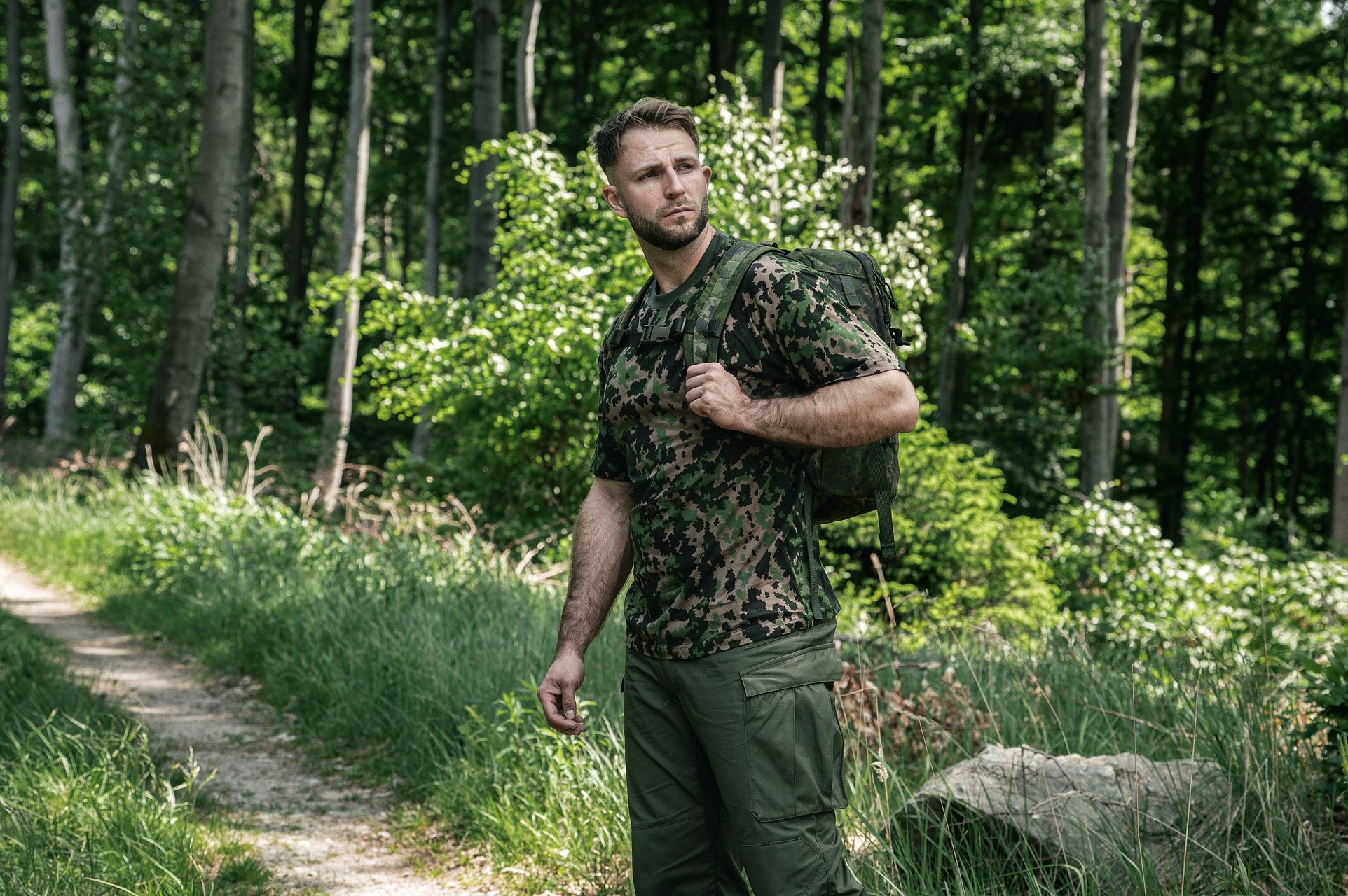 T-shirt MFH - M05 Finnish Camo