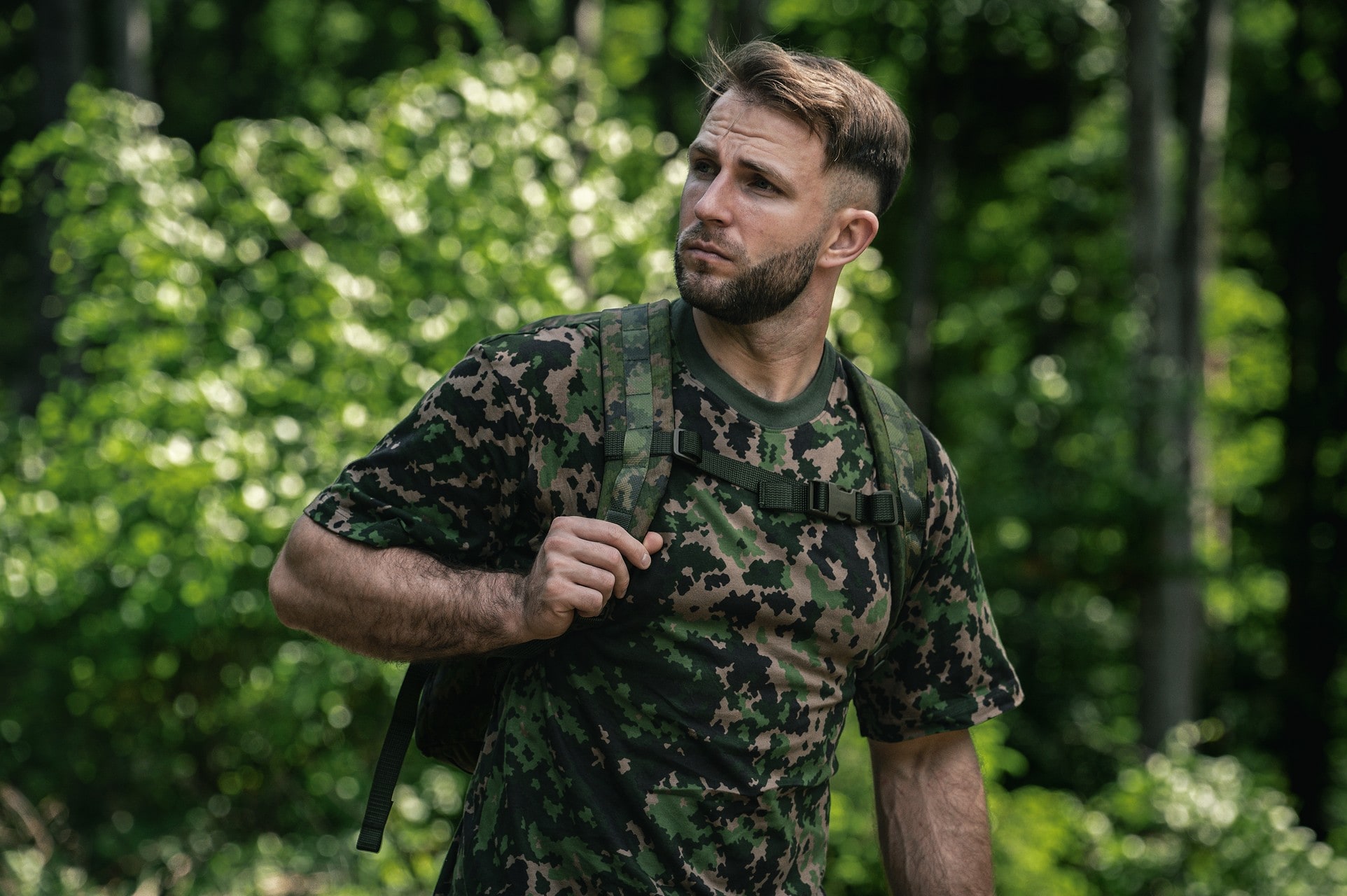 T-shirt MFH - M05 Finnish Camo
