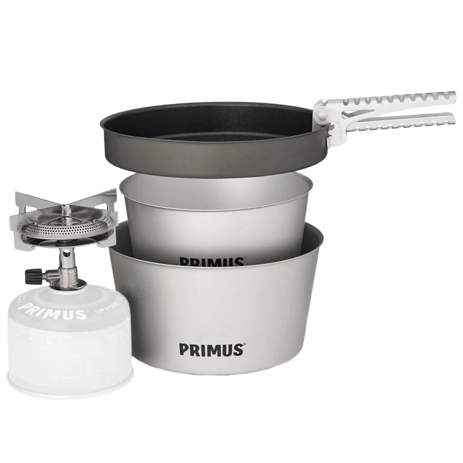 Fornello da campeggio Primus Mimer Stove Kit con pentole e padella