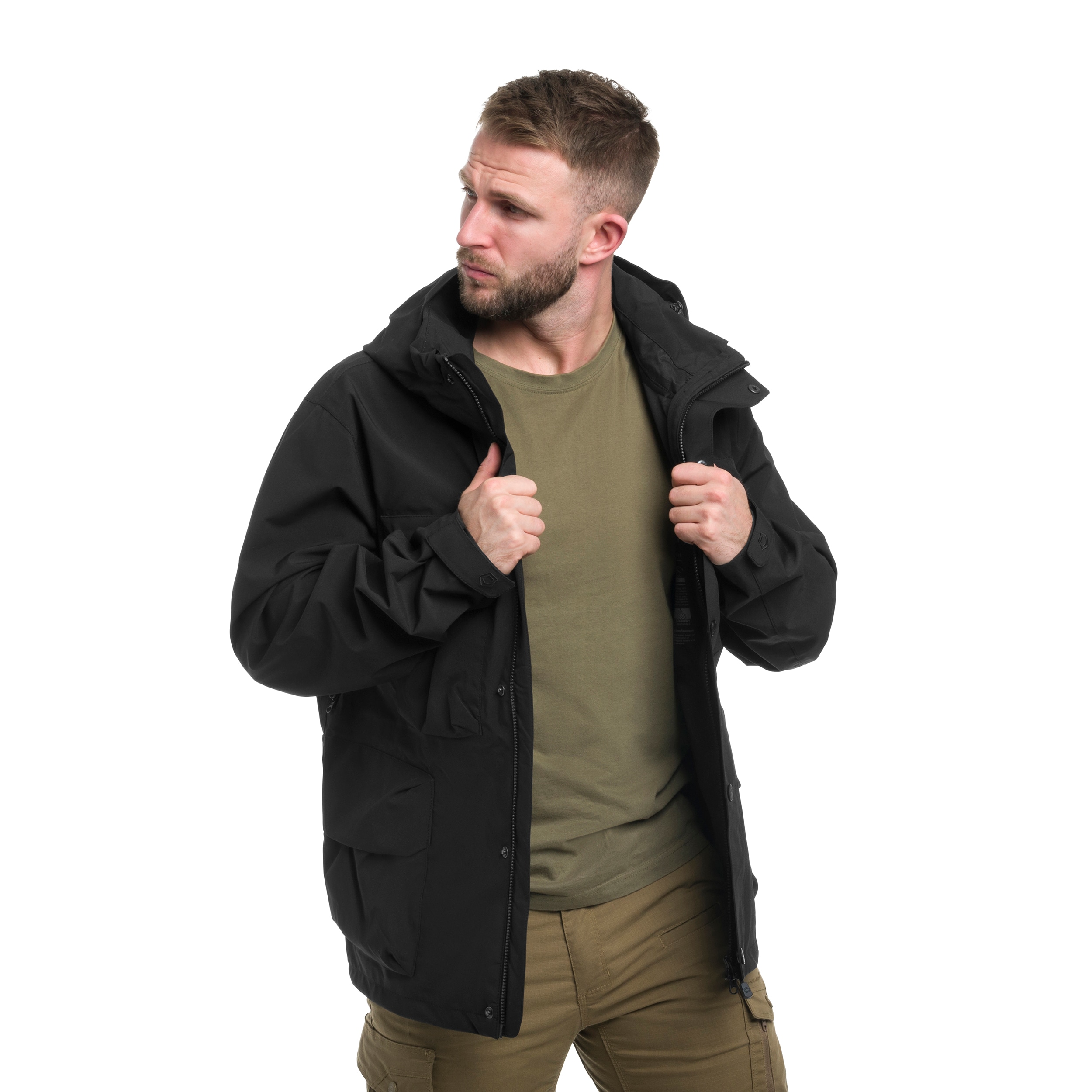 Giacca ibrida smock parka Pentagon Dias - Black