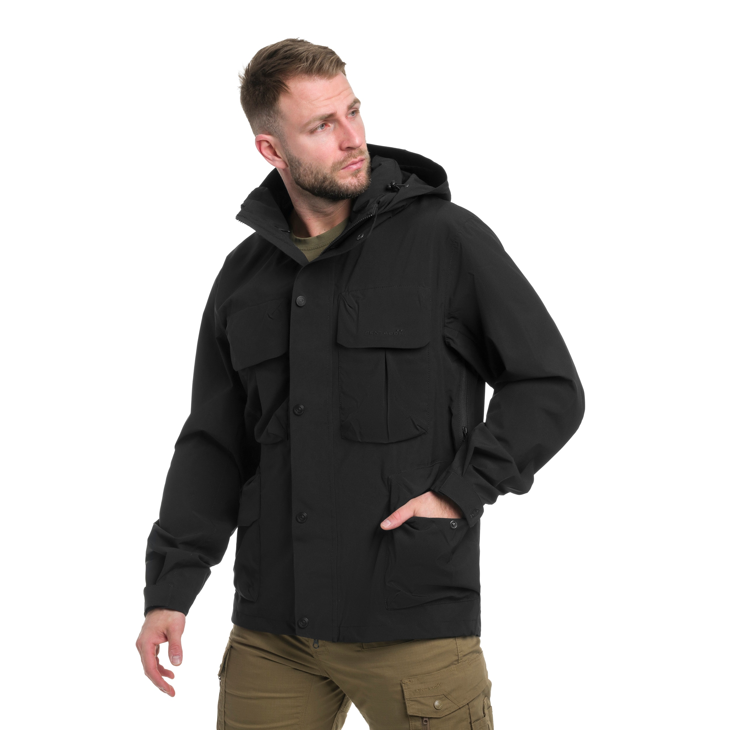 Giacca ibrida smock parka Pentagon Dias - Black