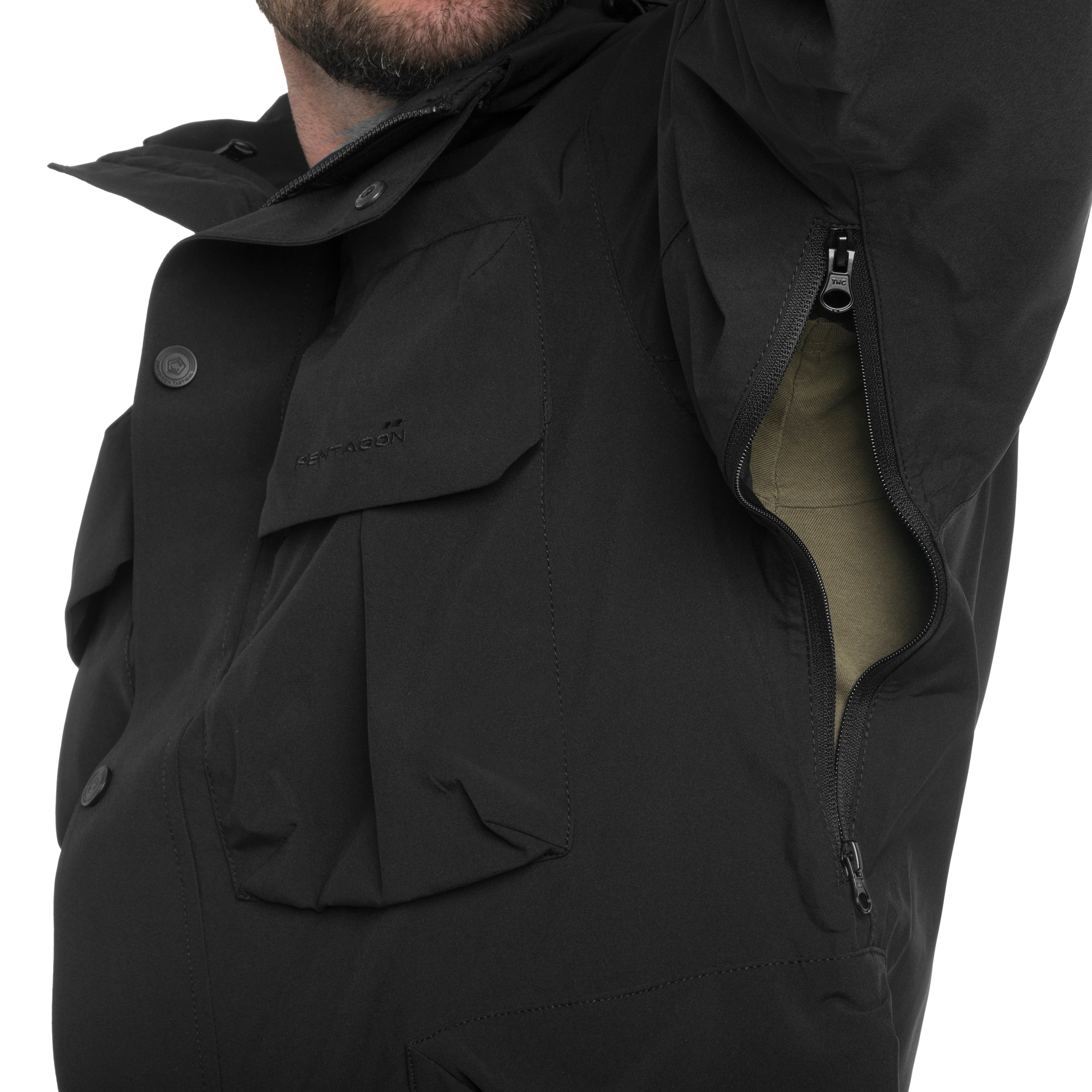 Giacca ibrida smock parka Pentagon Dias - Black