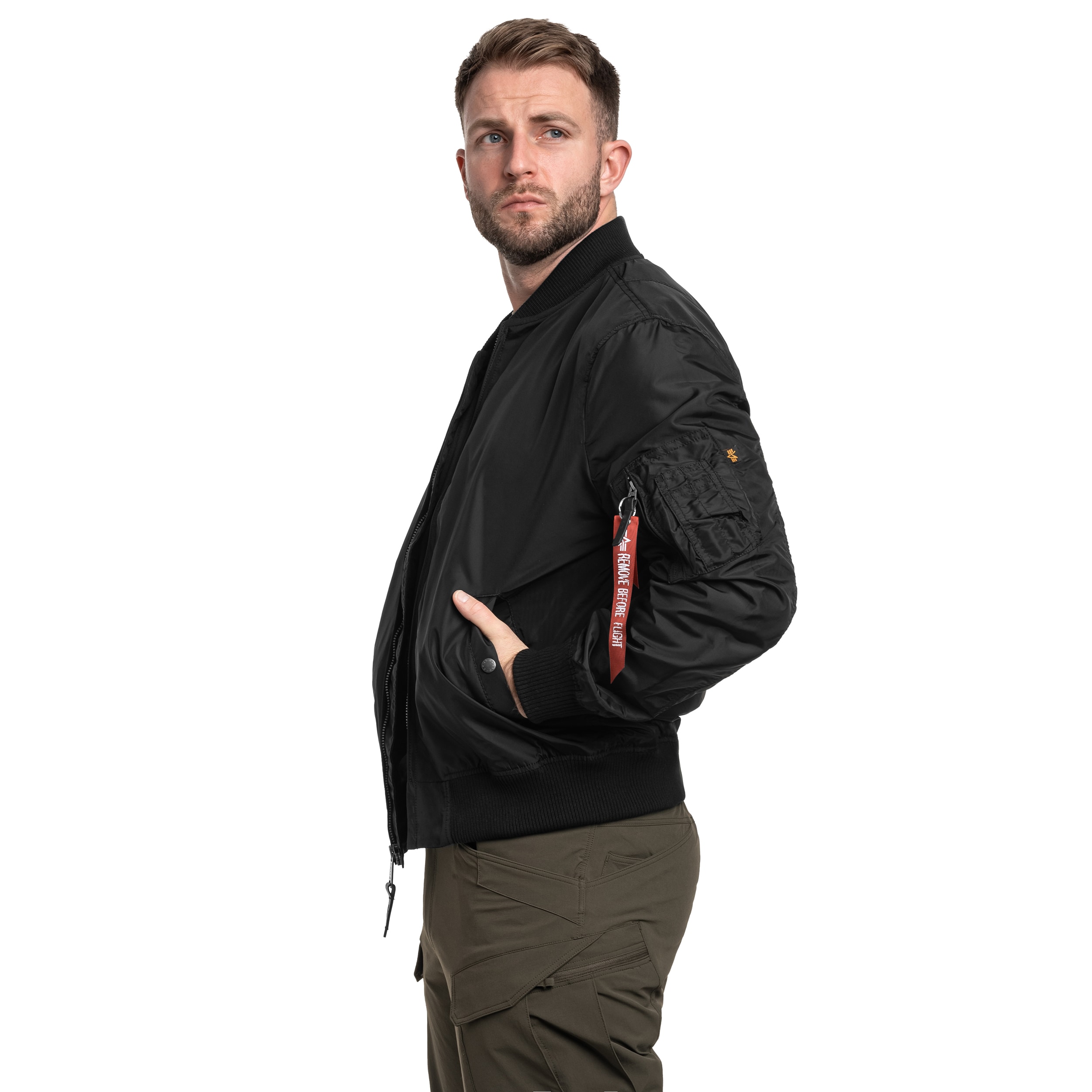 Giacca Alpha Industries MA-1 TT Two Tone - Black
