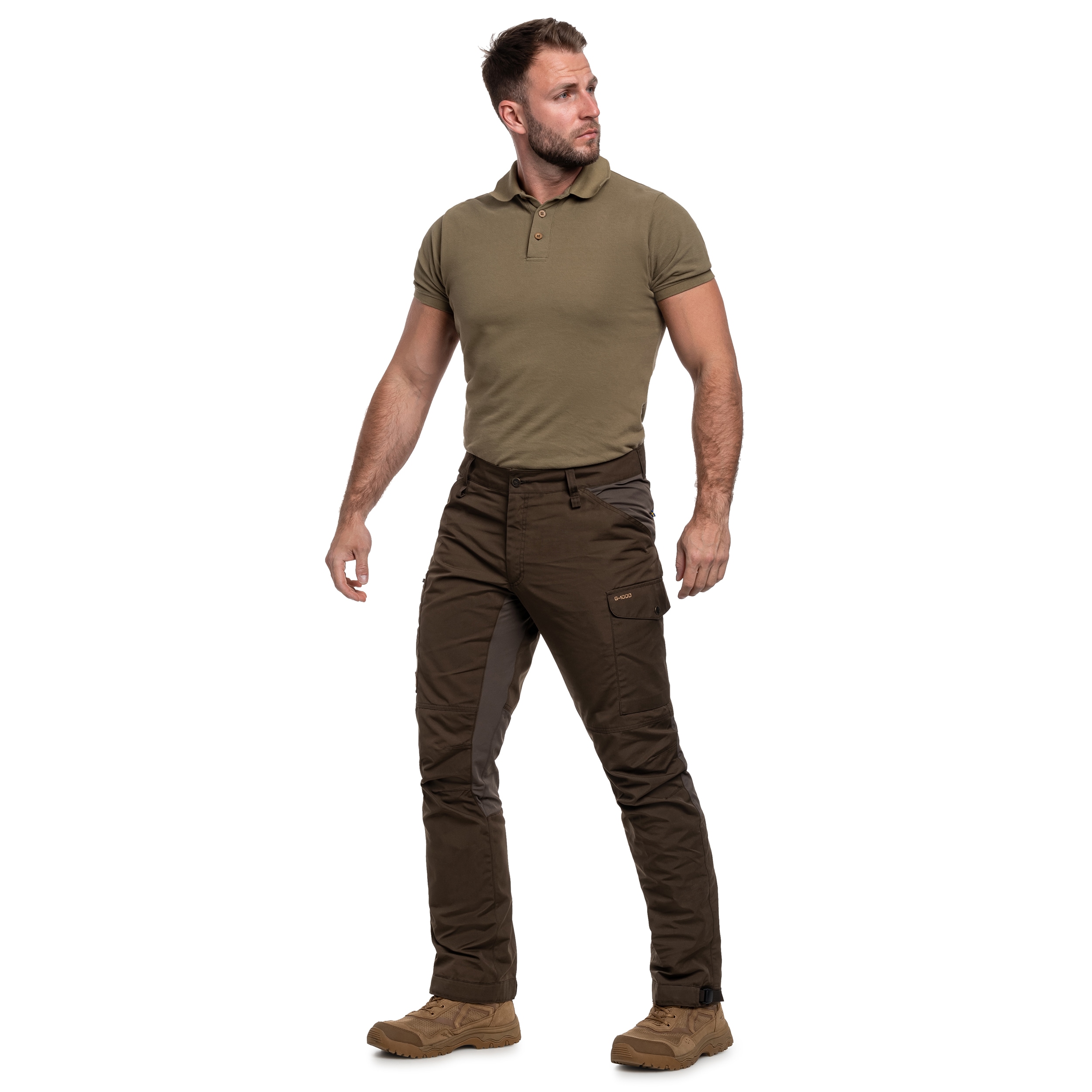 Pantaloni Fjallraven Kaipak - Dark Olive