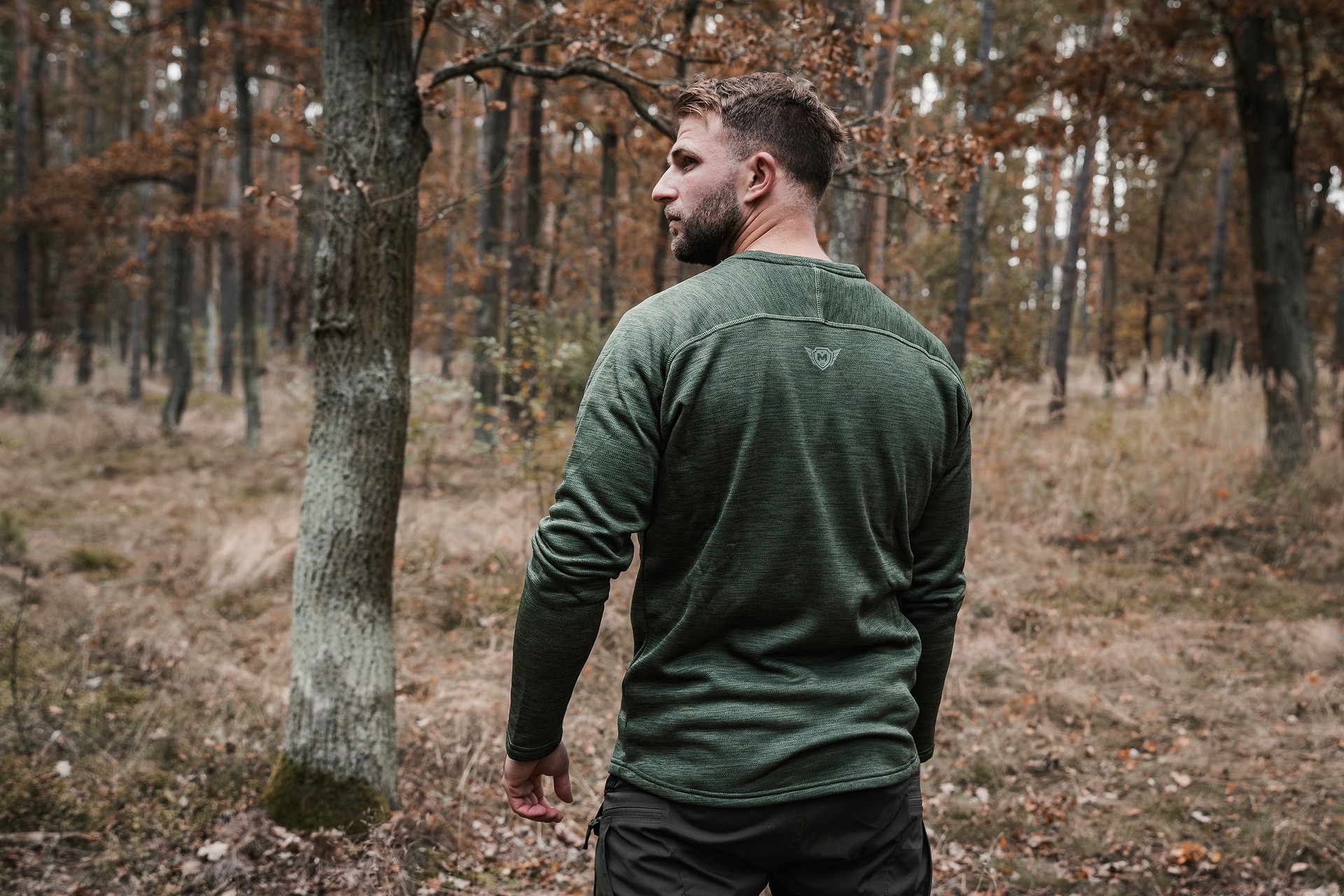 Felpa Military Wear Ghost Layer - Green