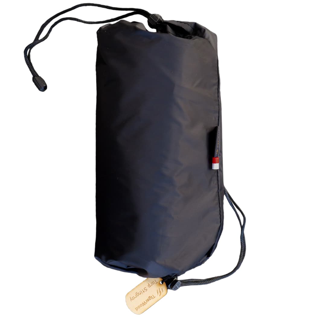 Telo da bivacco TigerWood Termo Tarp T2 StingRay 3,6 x 2,8 m - Black