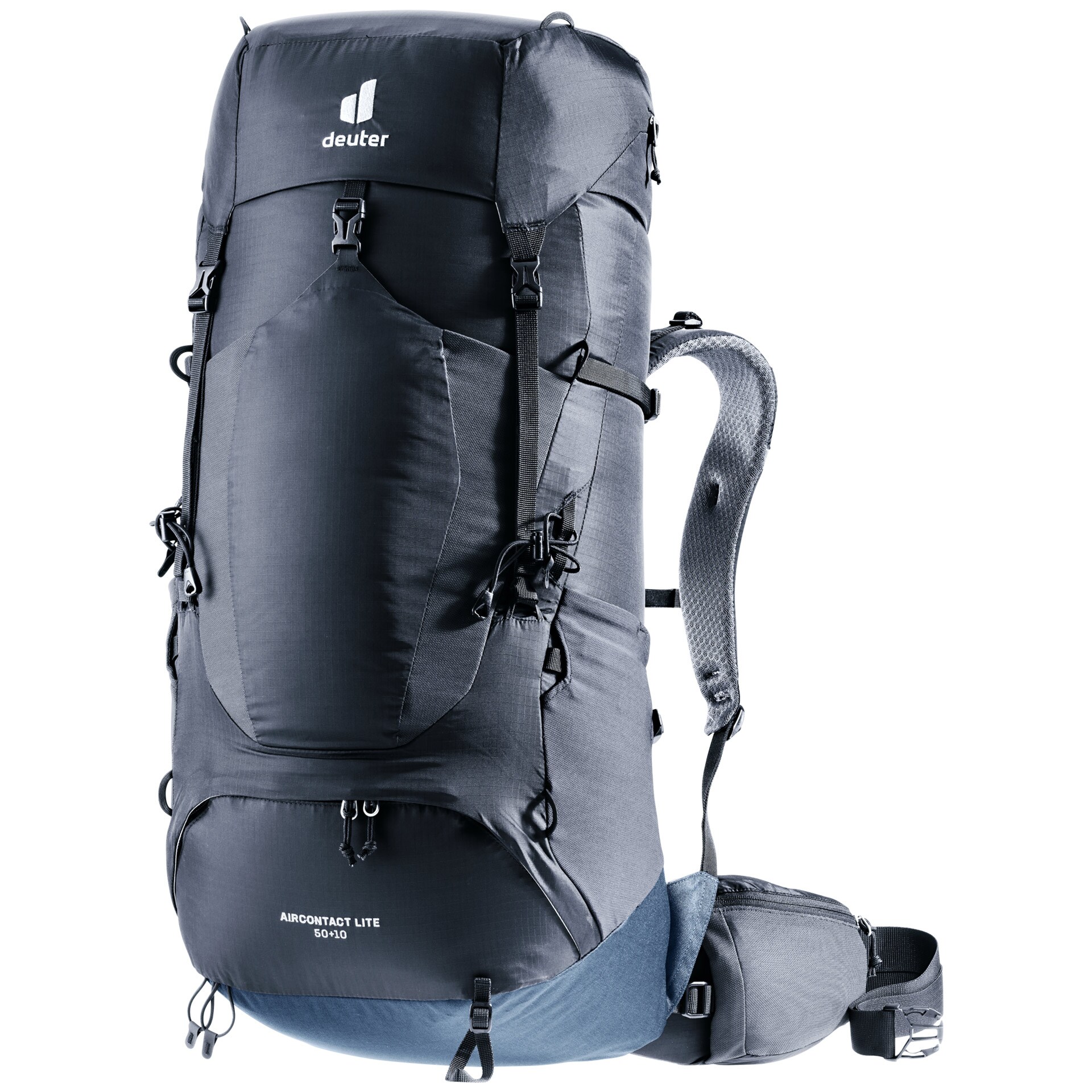 Zaino Deuter Aircontact lite 50 + 10 l - Black/Marine