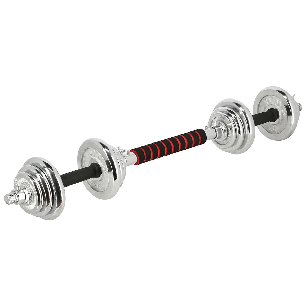 Set per esercizi di forza HMS STC21 in valigetta - Chrome