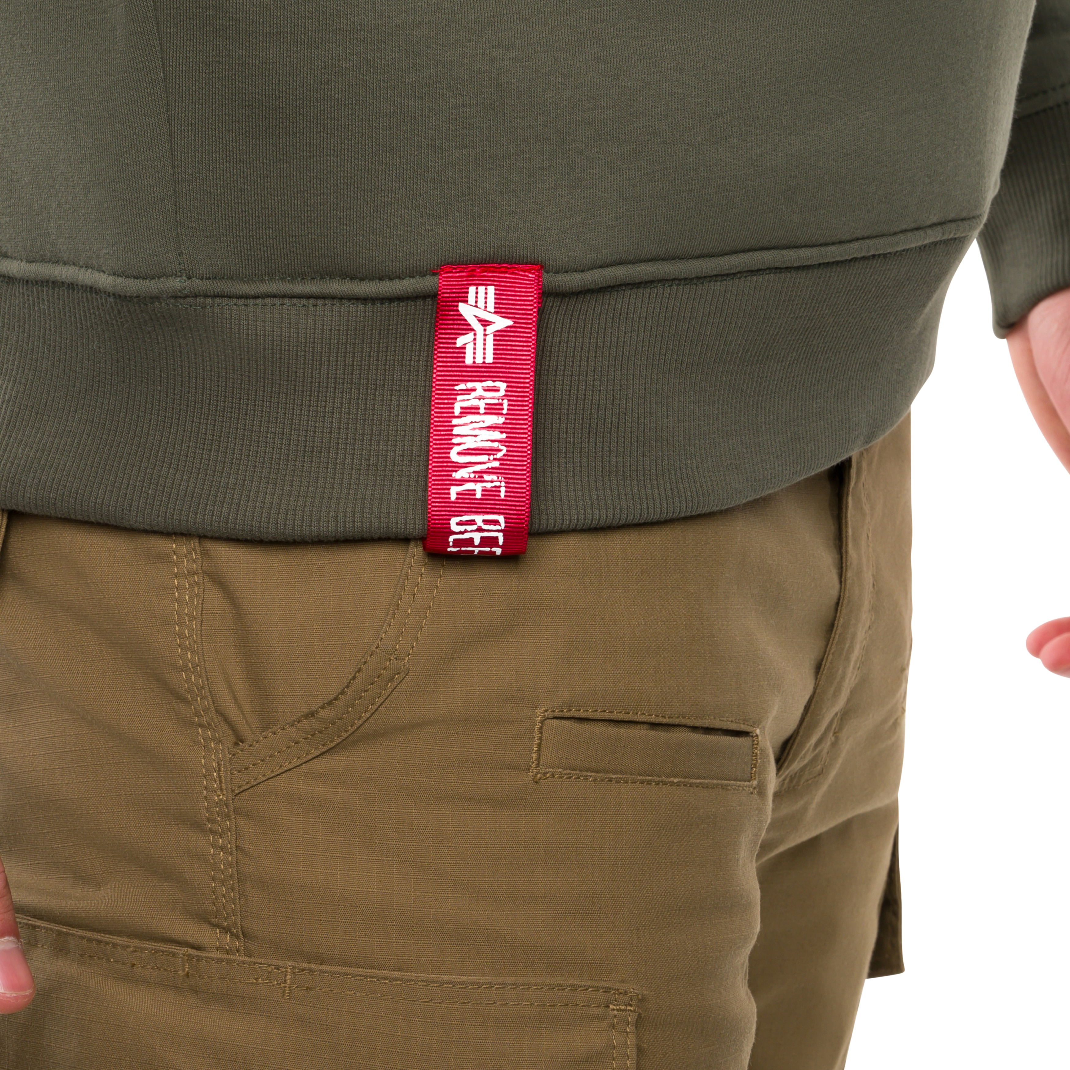 Felpa Alpha Industries Basic Sweater - Dark Olive