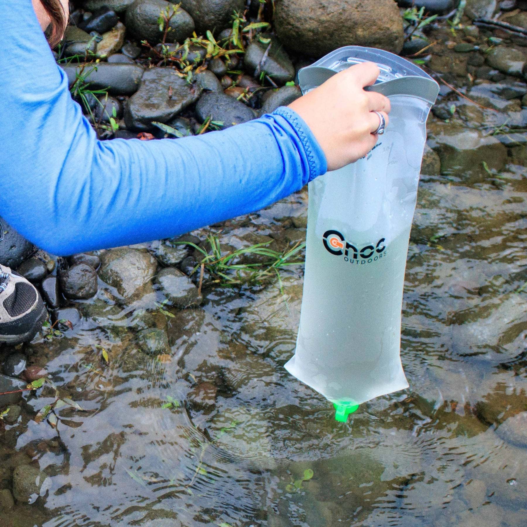 Sacca idrica Cnoc Outdoors Vectox 28 mm 3 l - Green