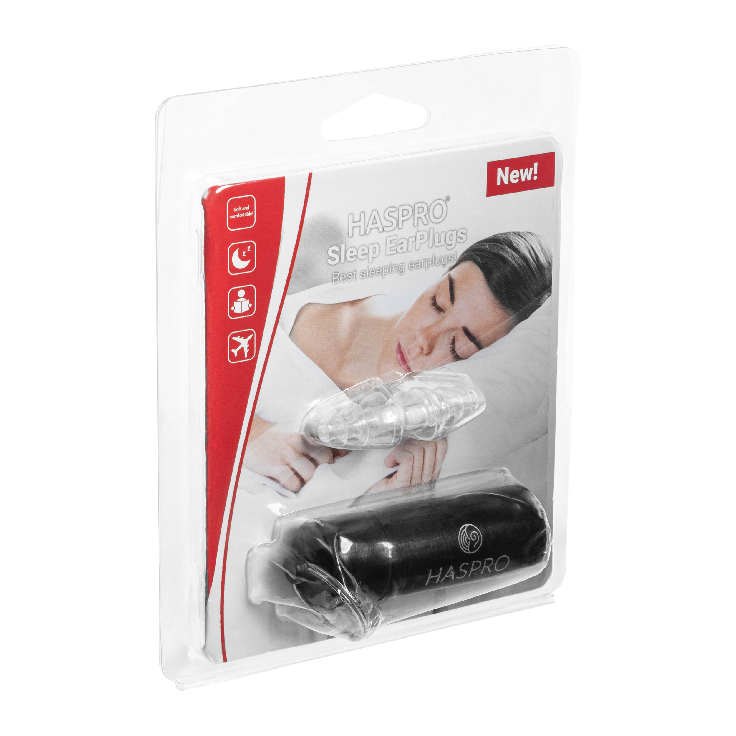 Tappi per le orecchie Haspro Sleep Universal