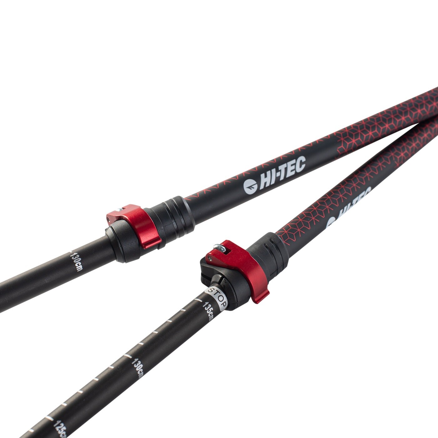 Bastoncini Nordic Walking Hi-Tec Eclipsis - Black/Red