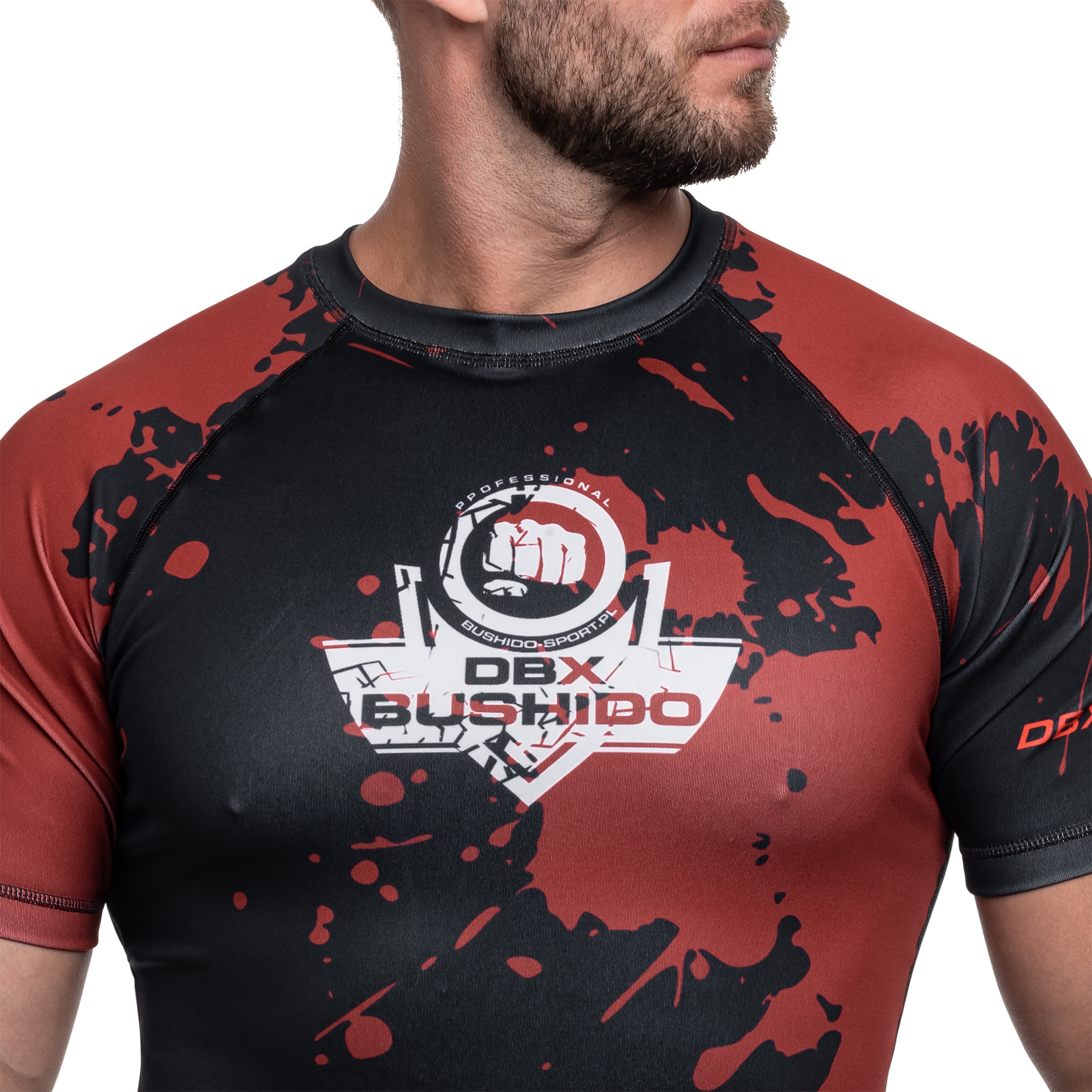 T-shirt termica DBX Bushido Rashguard Blood