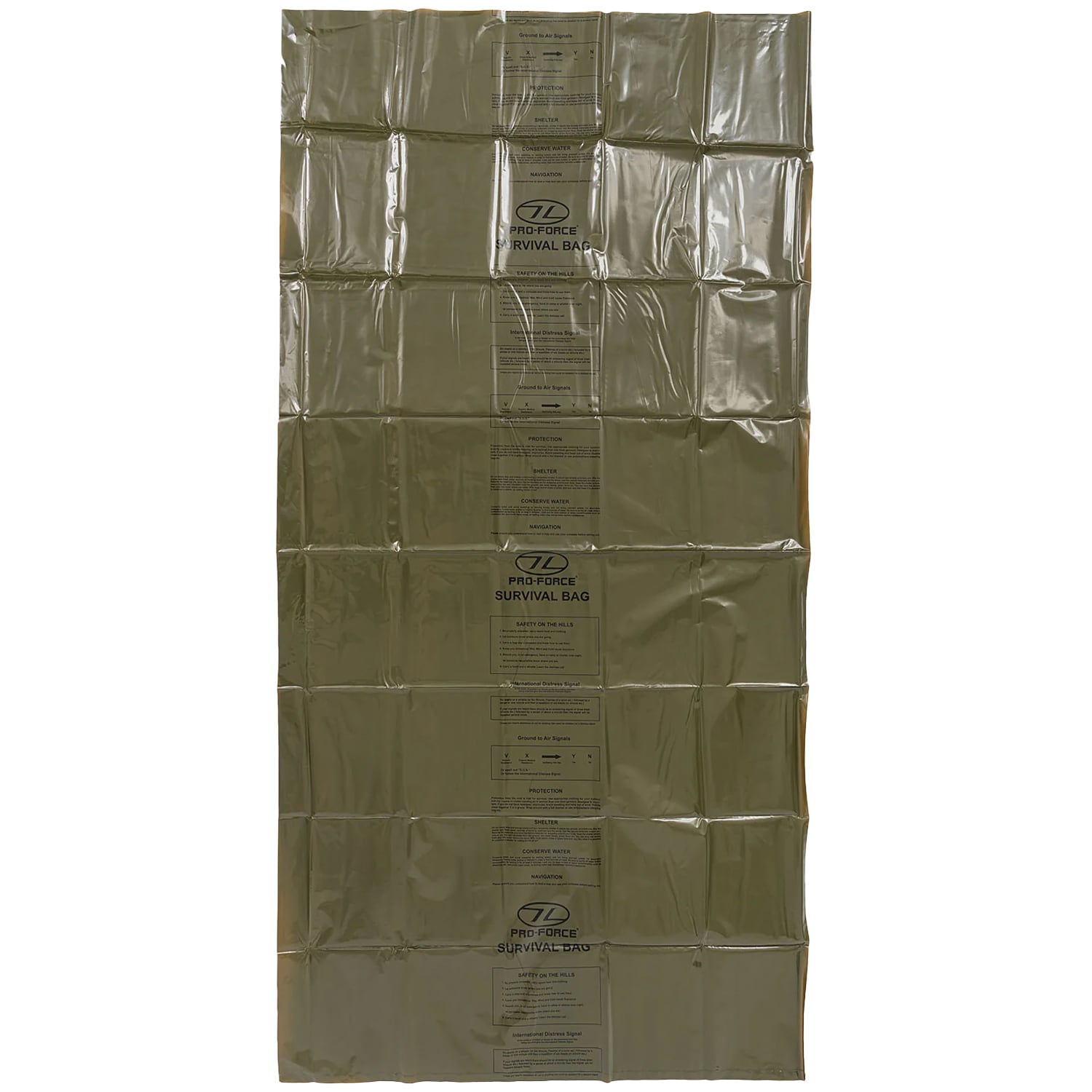 Sacco termico Highlander Emergency/Survival Bag - Olive