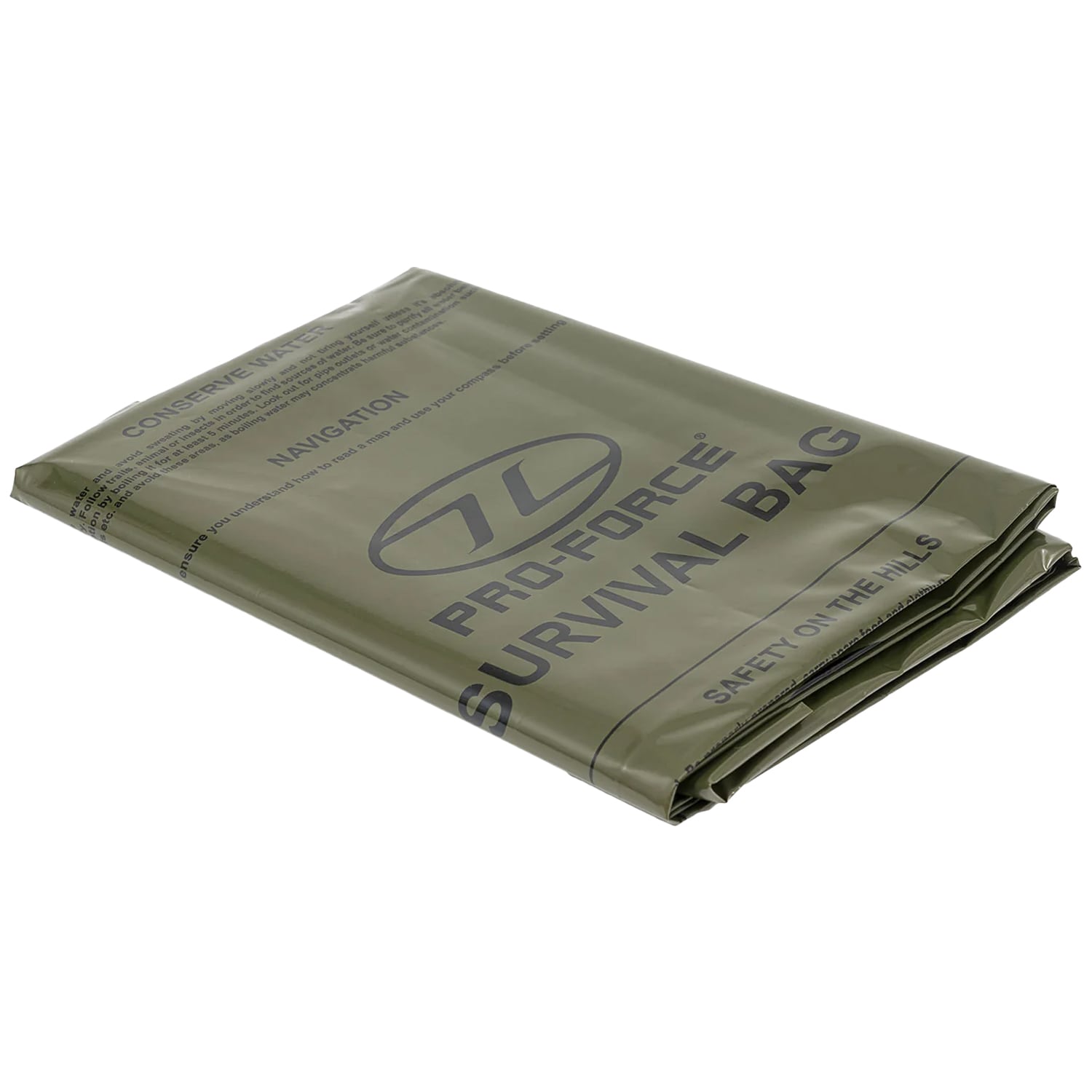 Sacco termico Highlander Emergency/Survival Bag - Olive