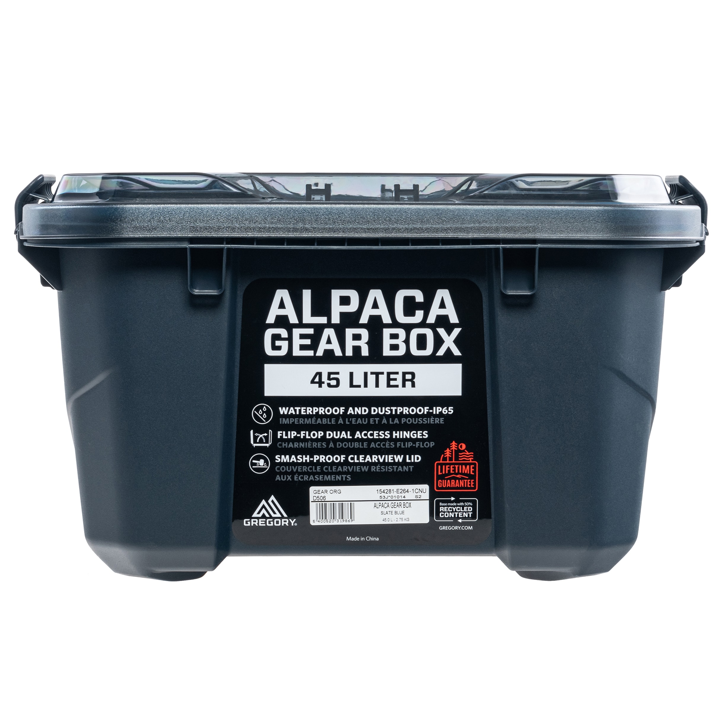 Cassa da trasporto Gregory Alpaca Gear Box 45 l - Slate Blue