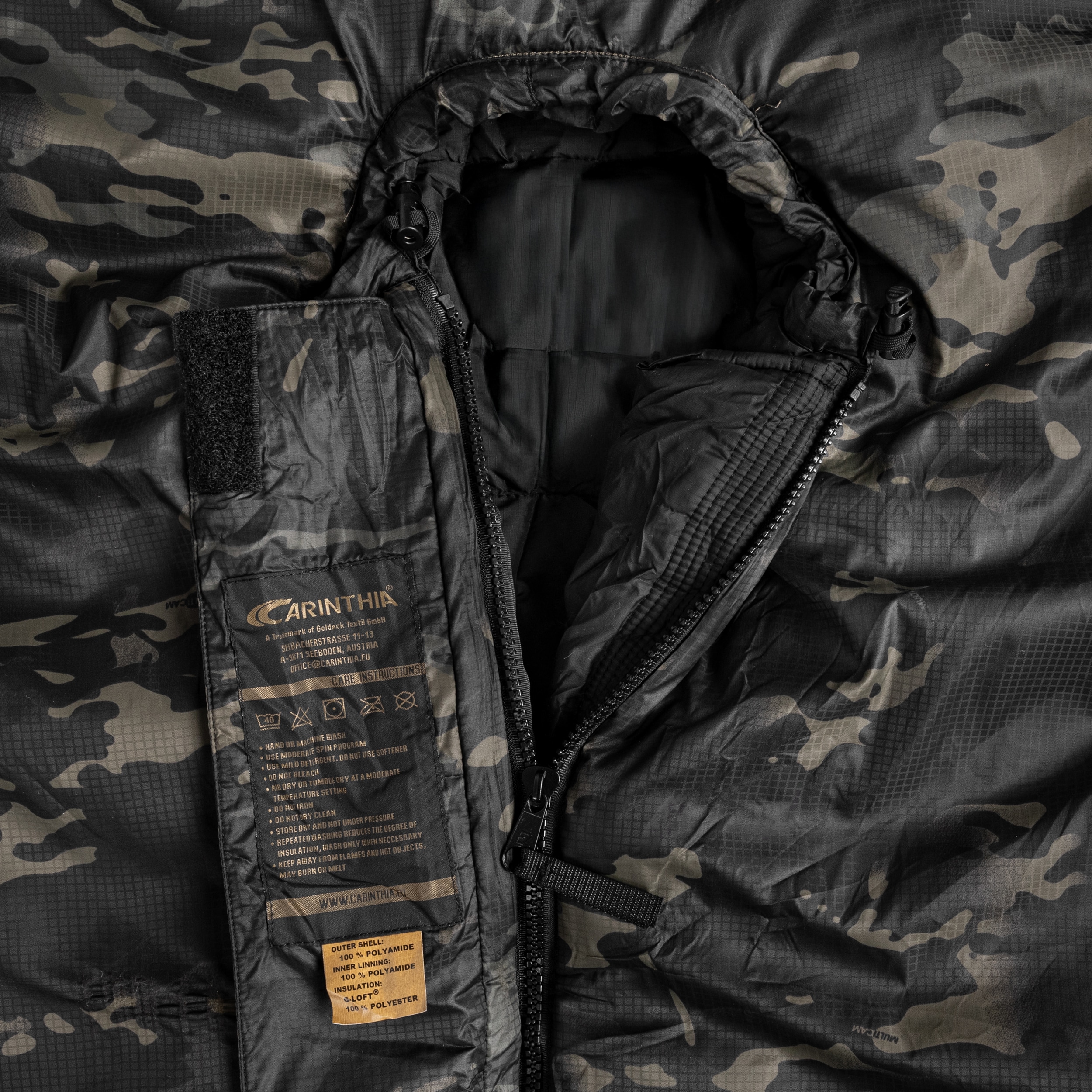 Sacco a pelo Carinthia Defence 4 Large - MultiCam Black