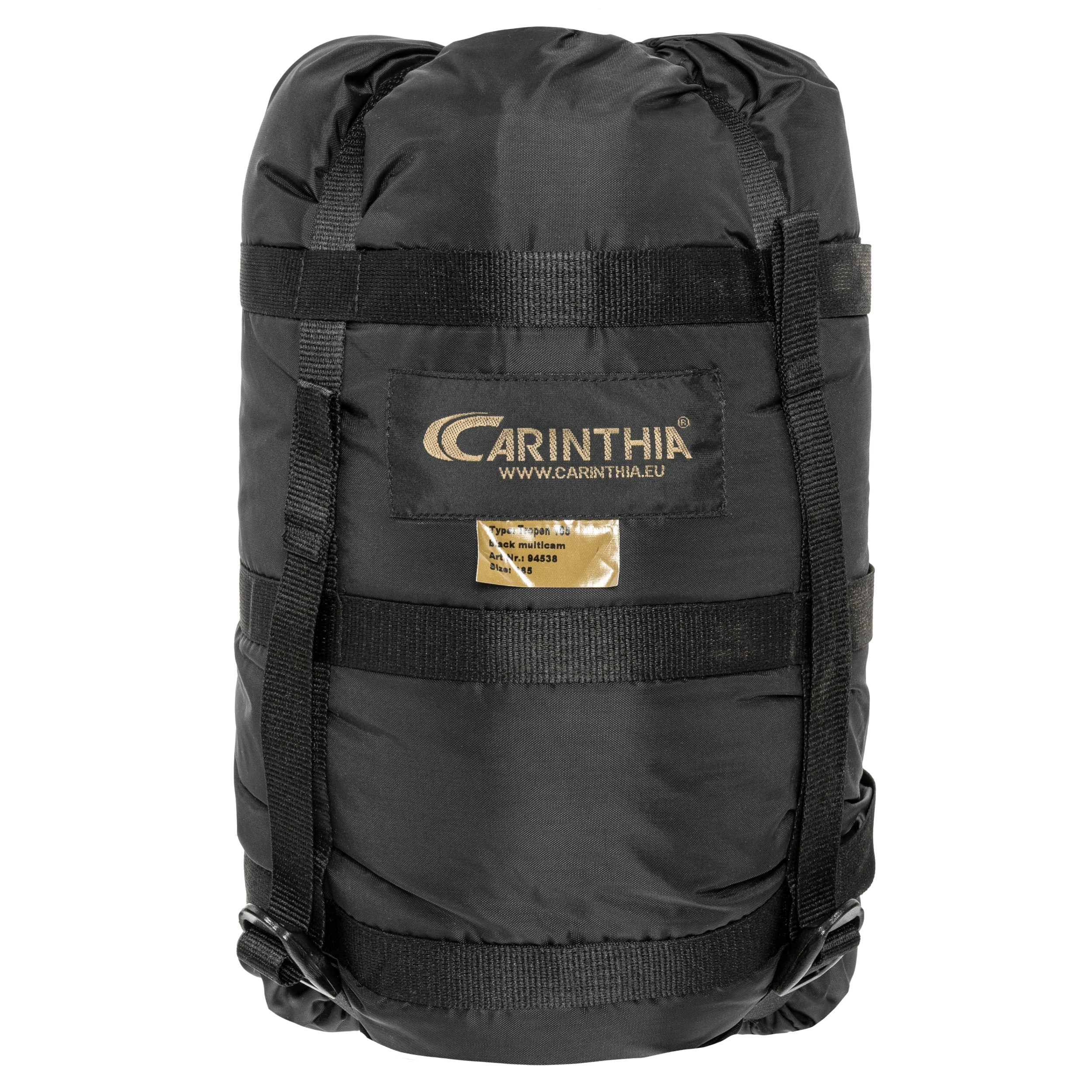 Sacco a pelo Carinthia Tropen Medium - MultiCam Black Sinistra