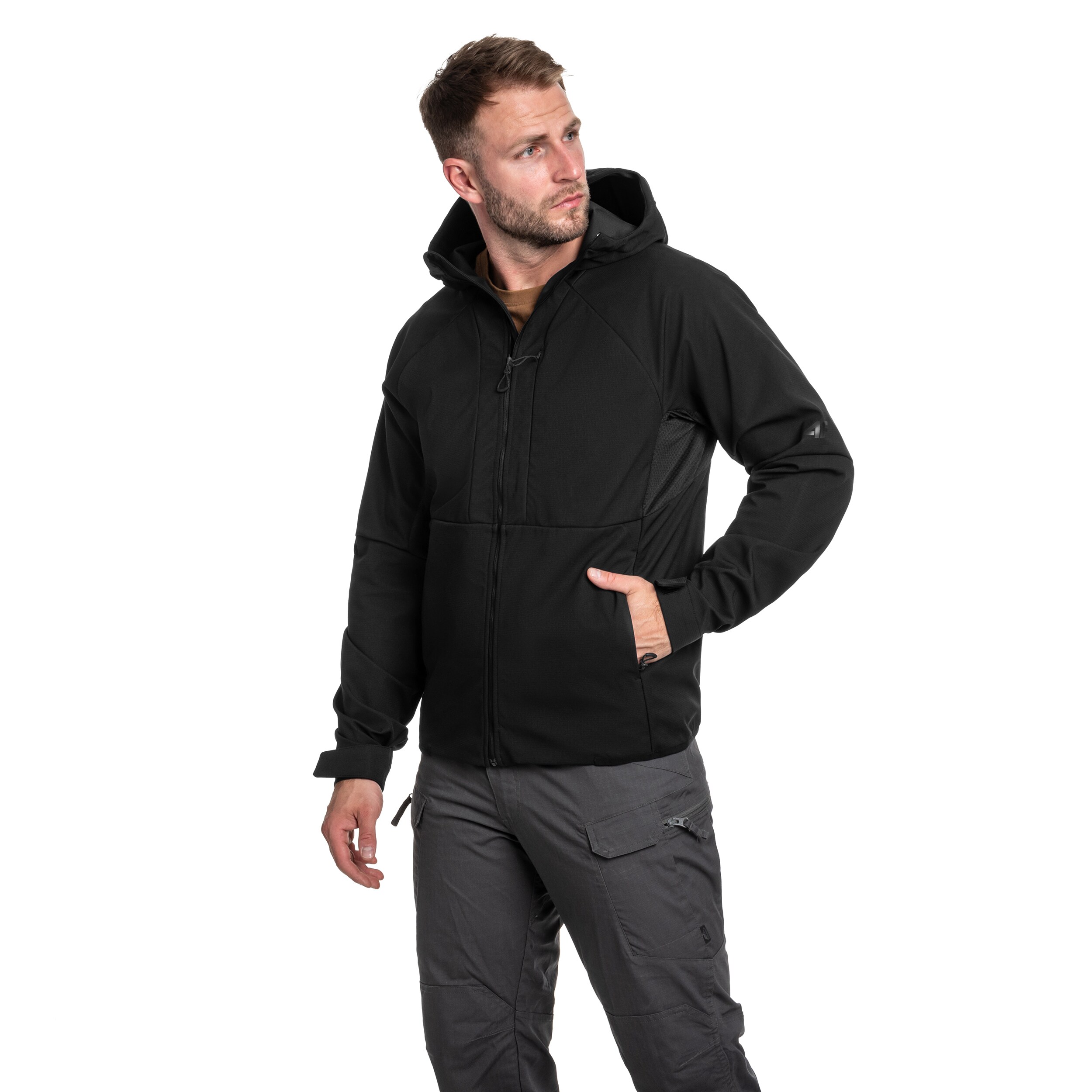 Giacca Softshell 4F M313 - Nero