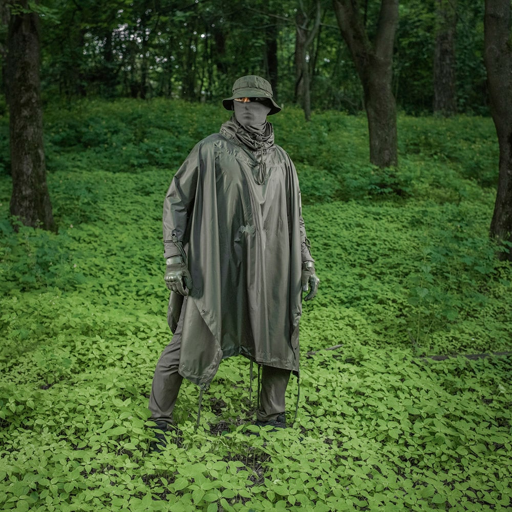 Poncho M-Tac RipStop - Olive