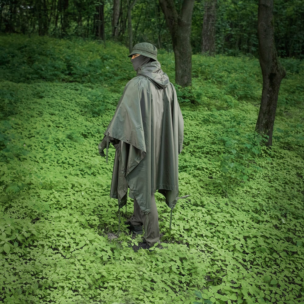 Poncho M-Tac RipStop - Olive