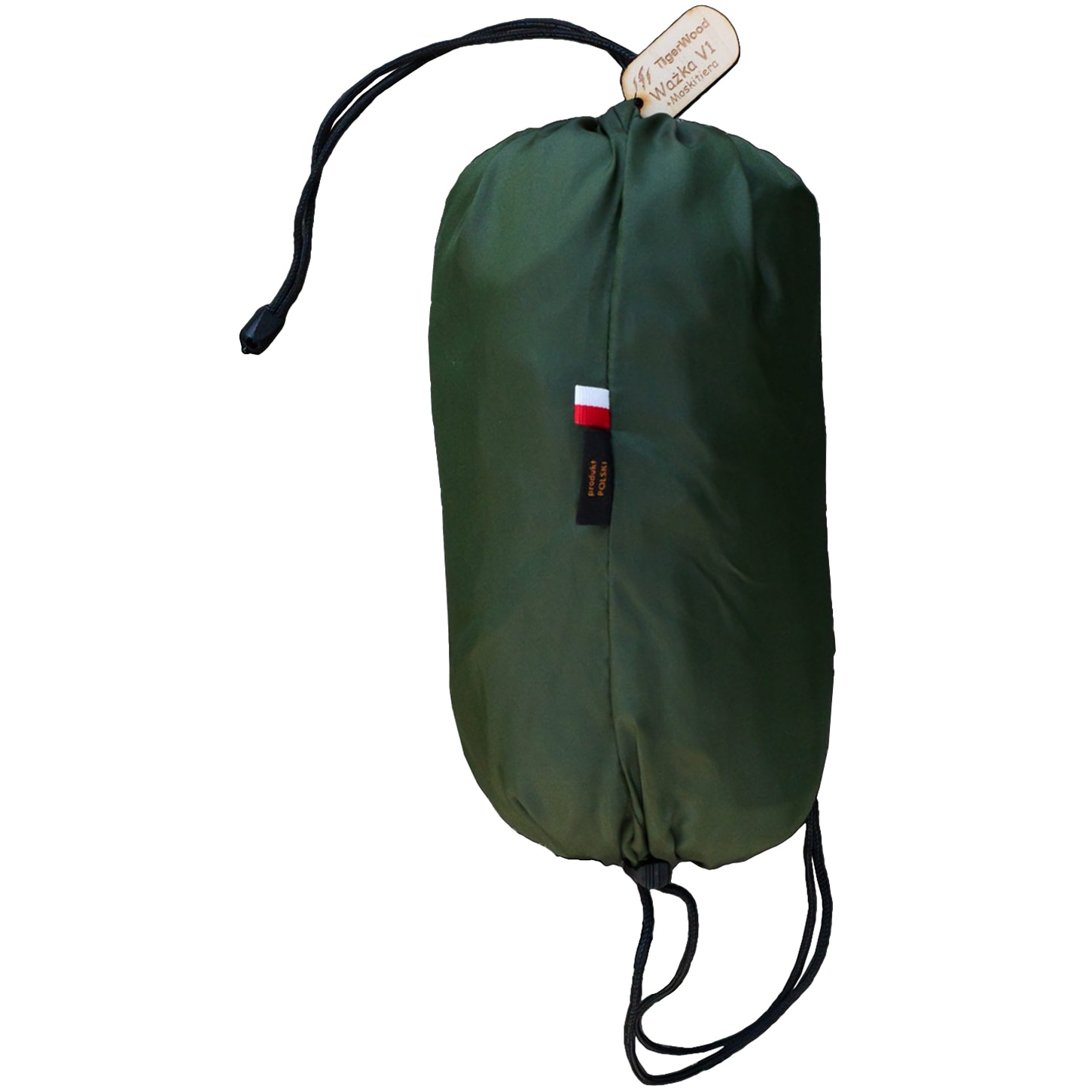 Amaca TigerWood Waźka V1 Double Zip con zanzariera - Green