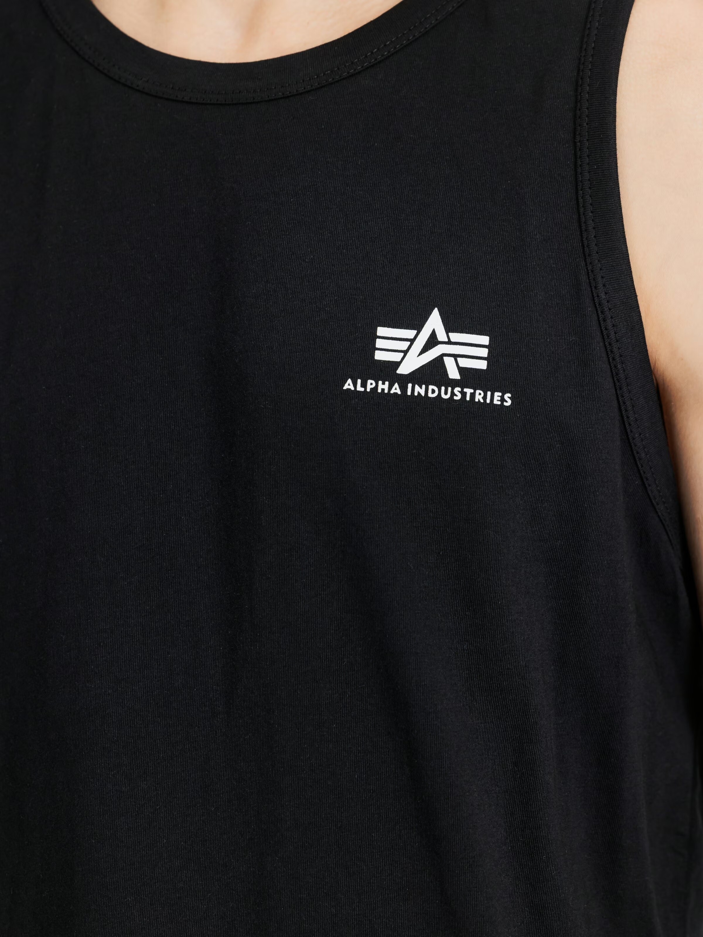 Canotta Alpha Industries Small Logo - Black
