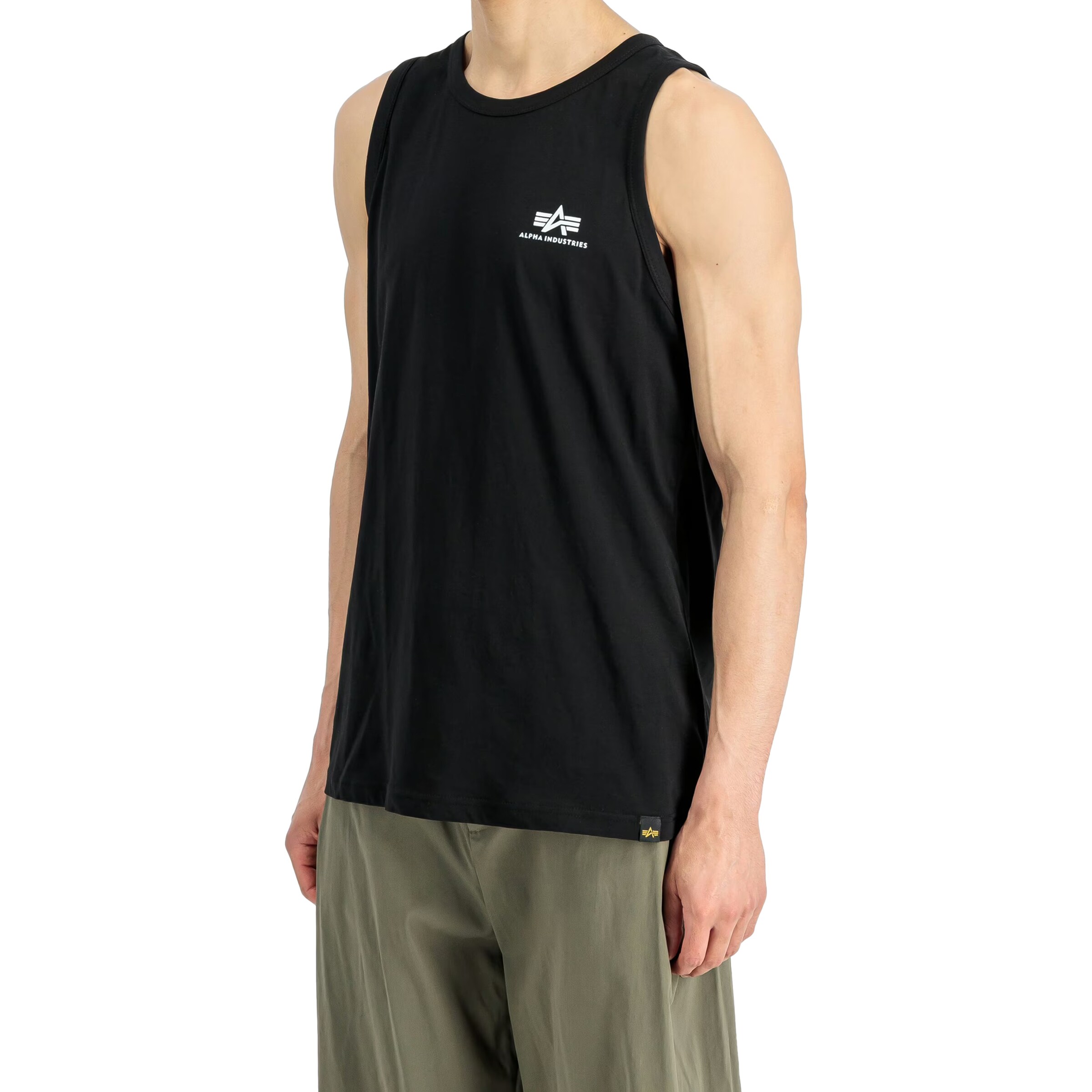 Canotta Alpha Industries Small Logo - Black