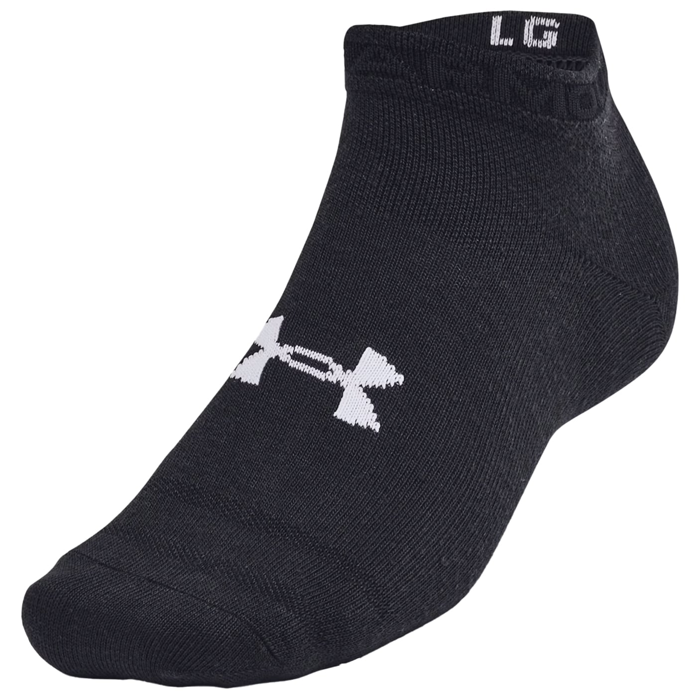Calze basse Under Armour Essential Low Cut - Black/Halo Grey, 6 paia