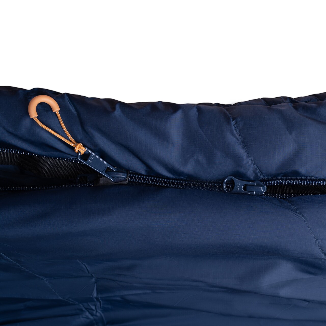 Sacco a pelo Alpinus Ultralight Pro 850 destro - arancione/blu navy