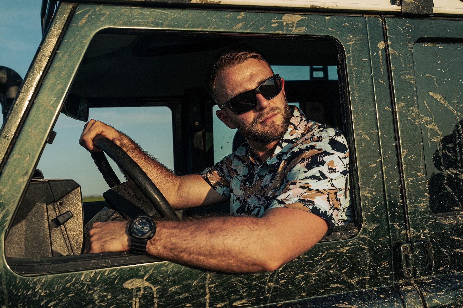 Camicia Helikon-Tex Tactical Hawaiian a maniche corte - Pacific