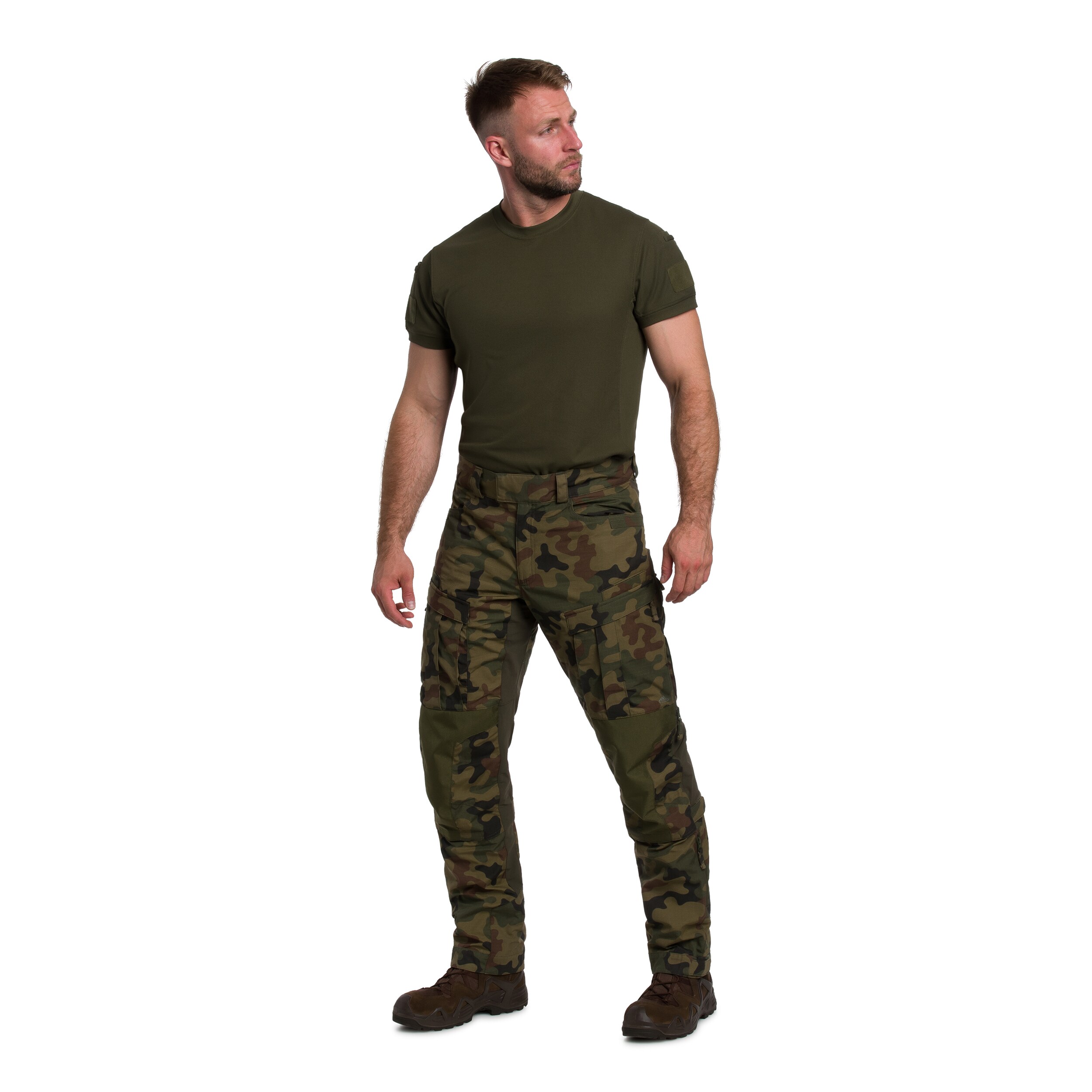 Pantaloni Helikon-Tex MCDU NyCo Rip-Stop - wz.93 Pantera PL Woodland