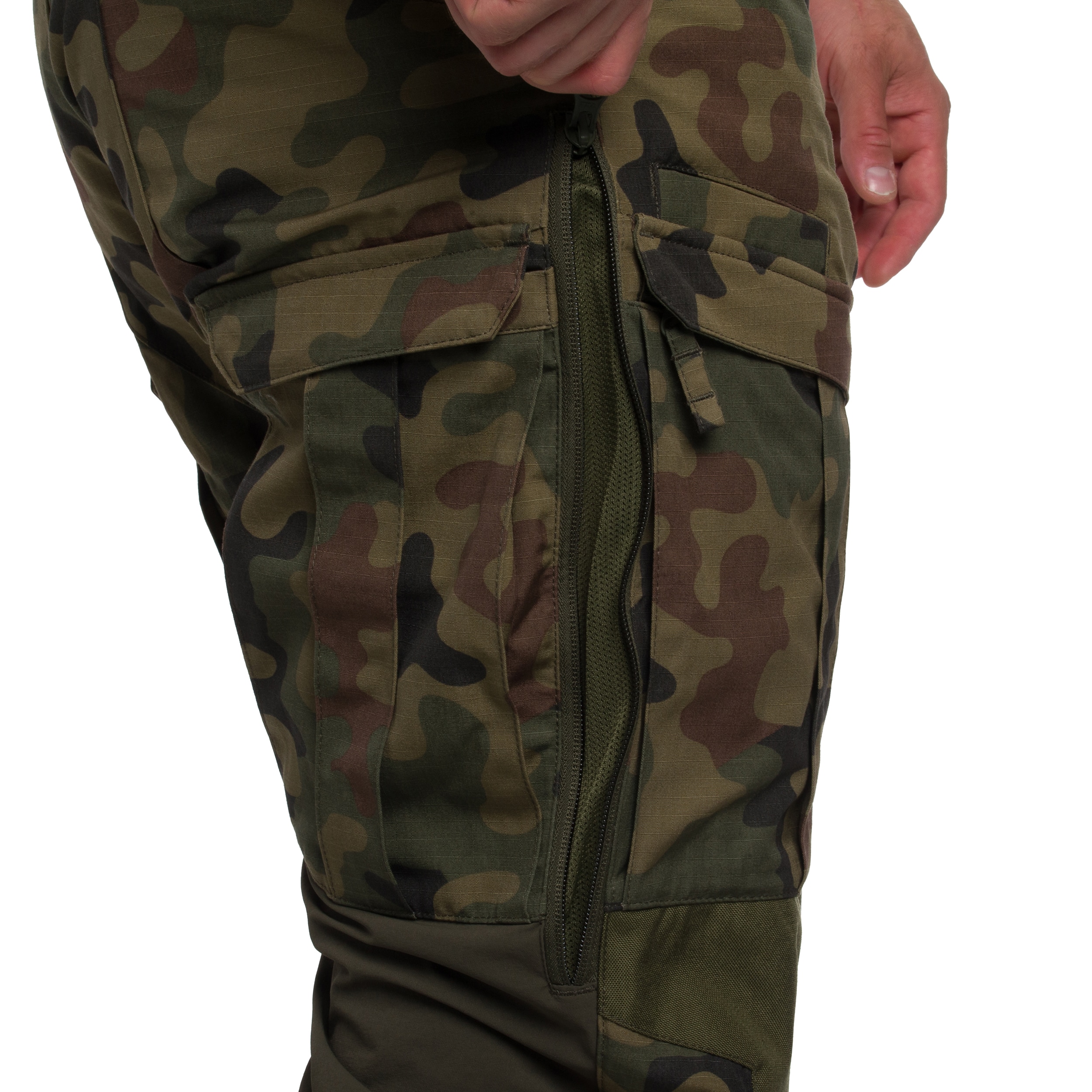 Pantaloni Helikon-Tex MCDU NyCo Rip-Stop - wz.93 Pantera PL Woodland