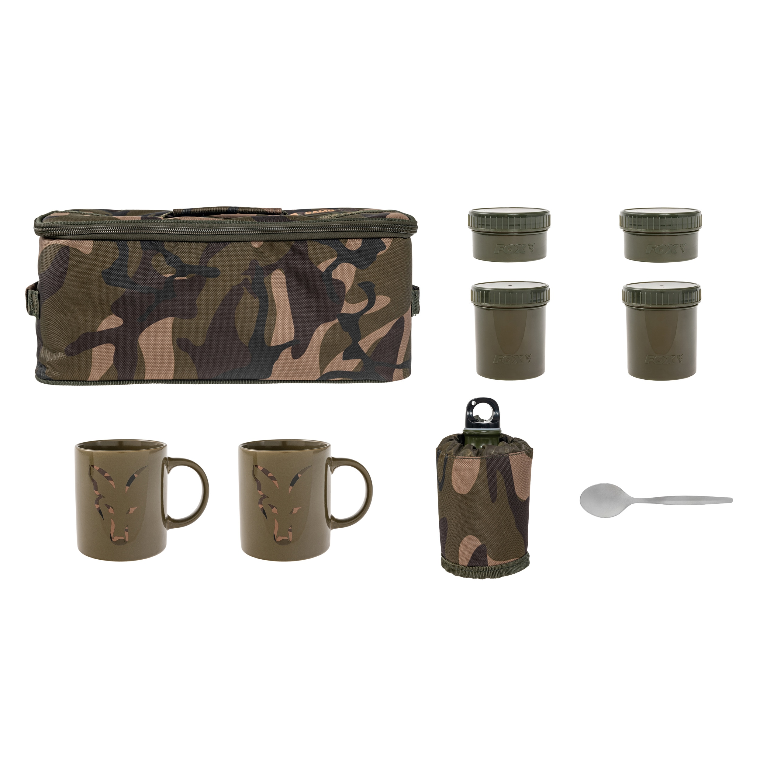Set per la preparazione di caffè/tè Fox Camolite Brew Kit