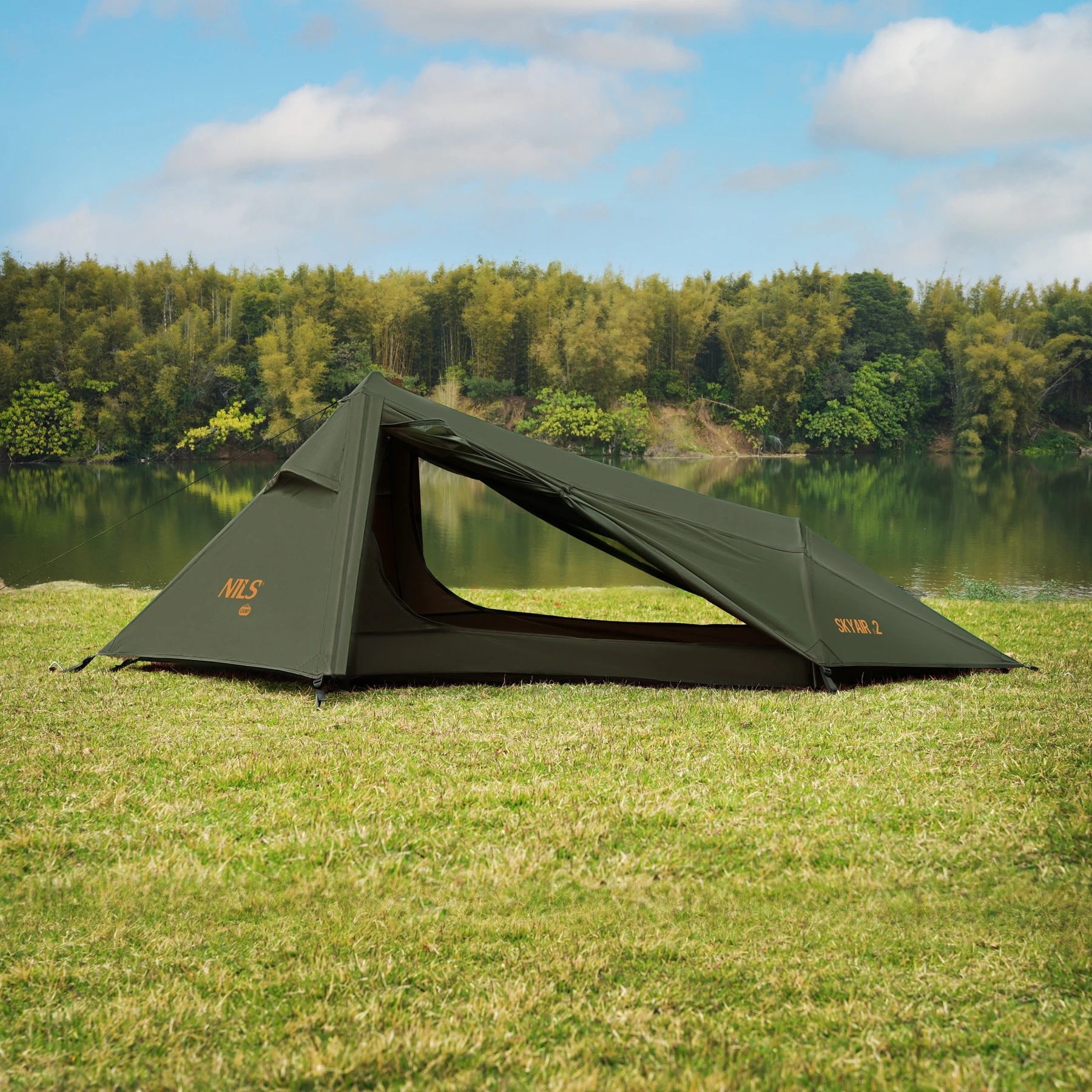 Tenda Nils Camp NC2502 Ultra Light Skyair 2 posti - Verde
