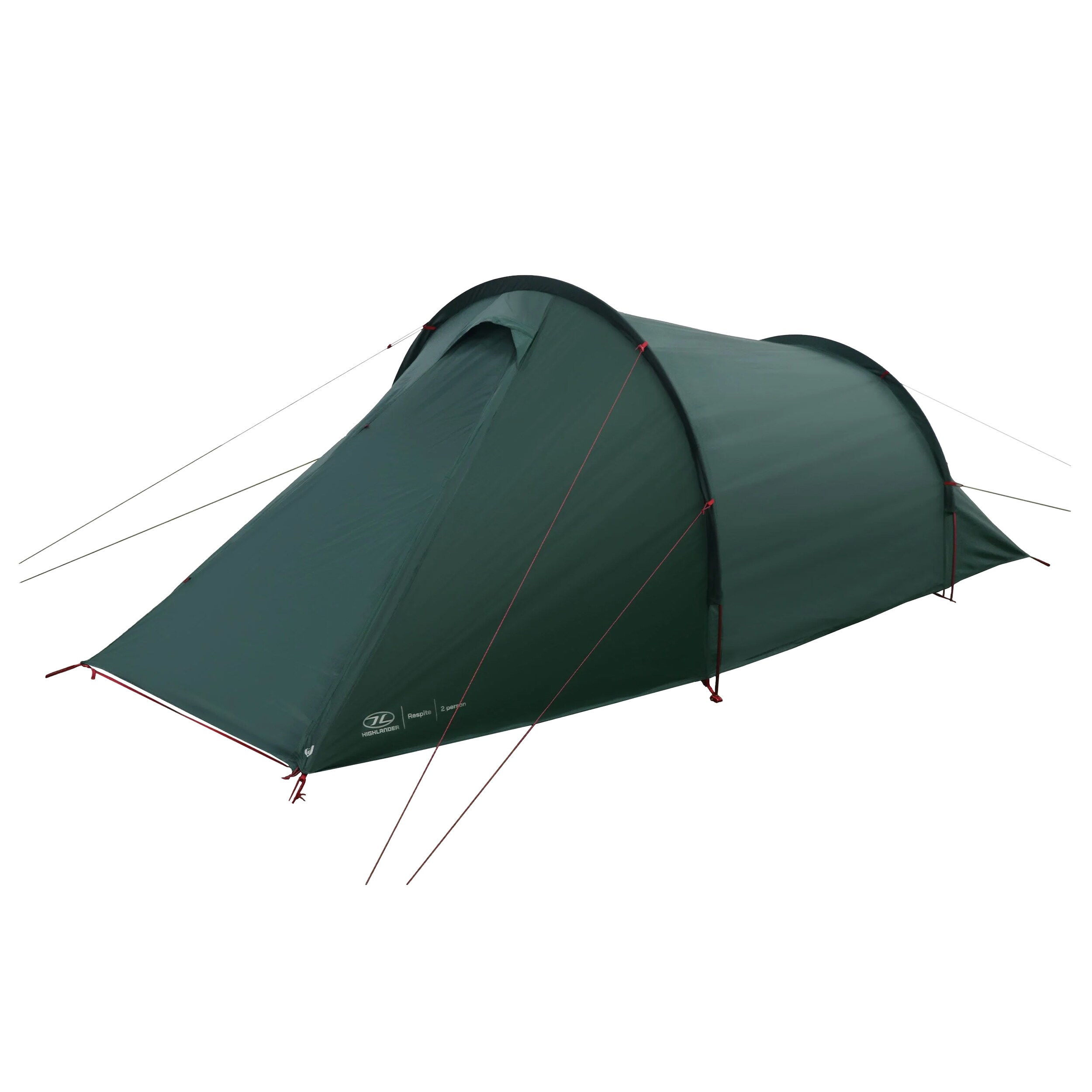 Tenda Highlander Outdoor Respite Tunnel Tent per 2 persone - Pine Green