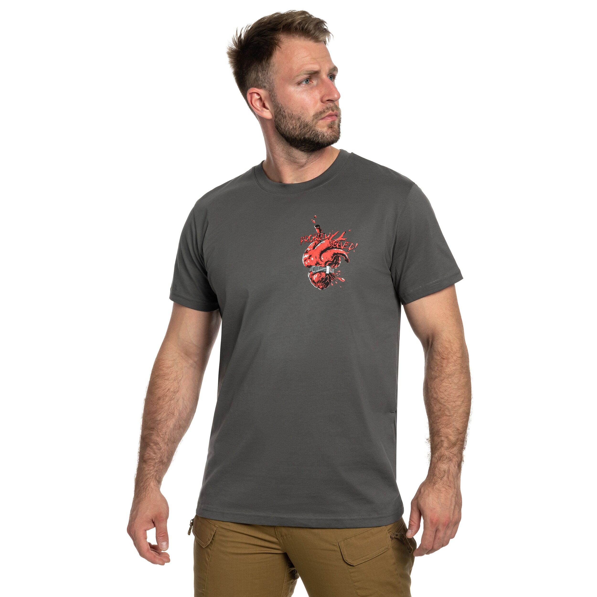 T-shirt Helikon-Tex Problem Solved - Shadow Grey