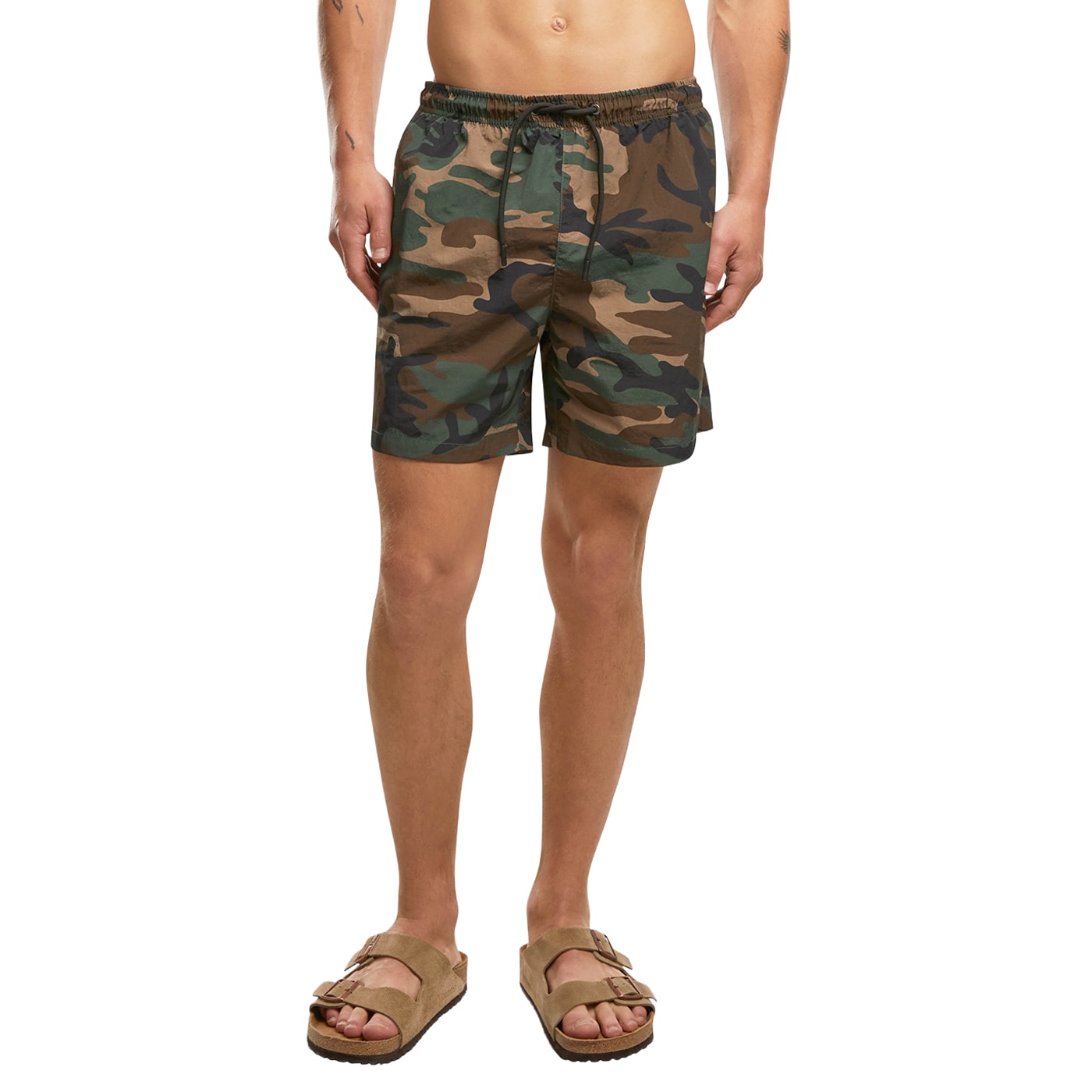 Shorts da bagno Brandit Swimshort Basic - Woodland