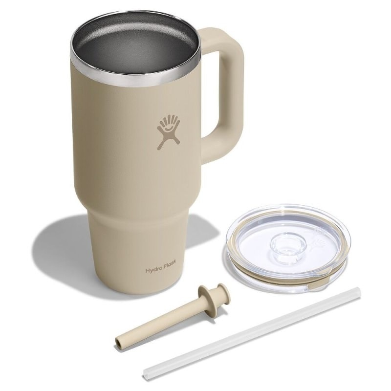 Bicchiere termico Hydro Flask All Around Travel Tumbler 946 ml - Oat/Clear