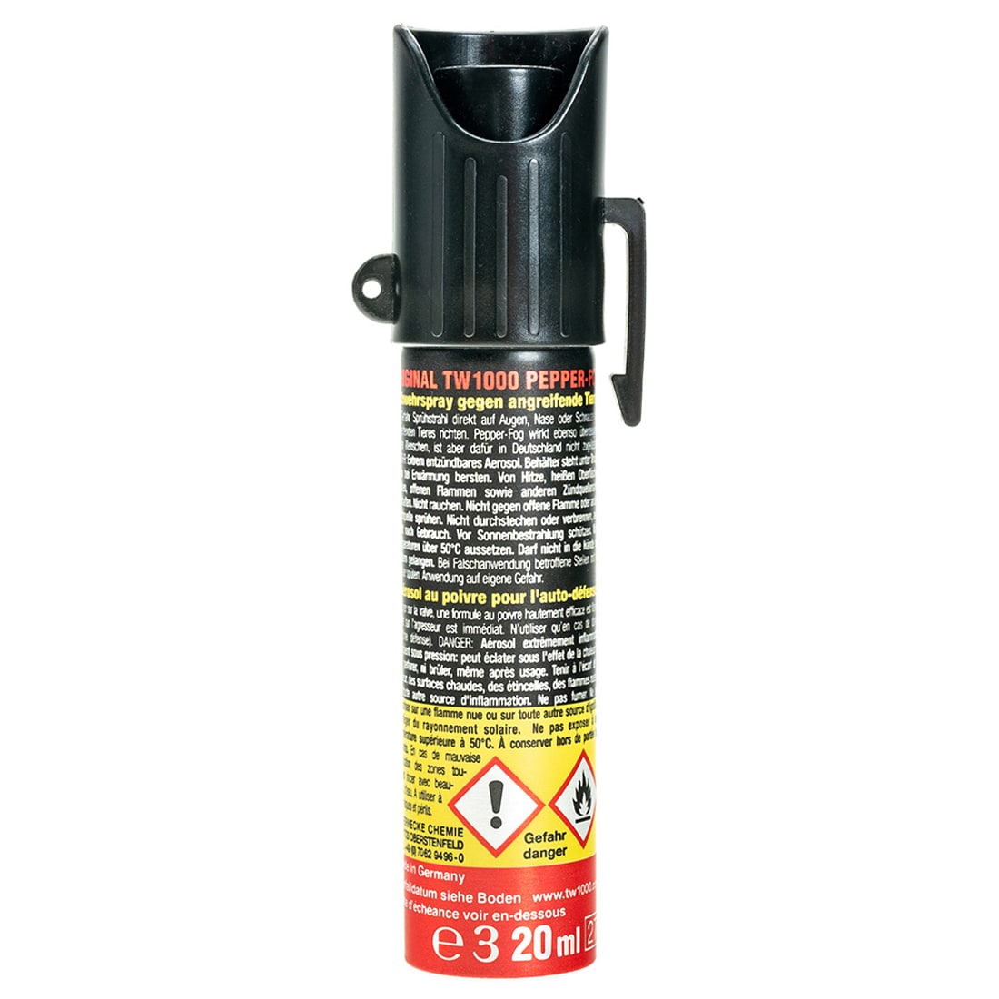 Spray al peperoncino per animali TW 1000 Pepper Fog 20 ml - cono (DE)